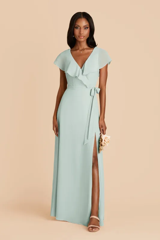 Jackson Chiffon Dress - Mint sold by Birdy Grey