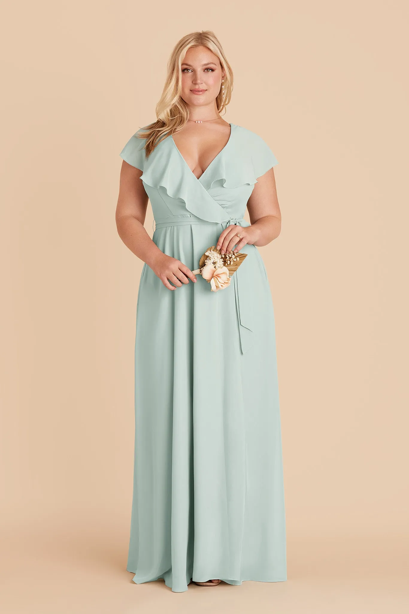 Jackson Chiffon Dress - Mint sold by Birdy Grey product image thumbnail 2