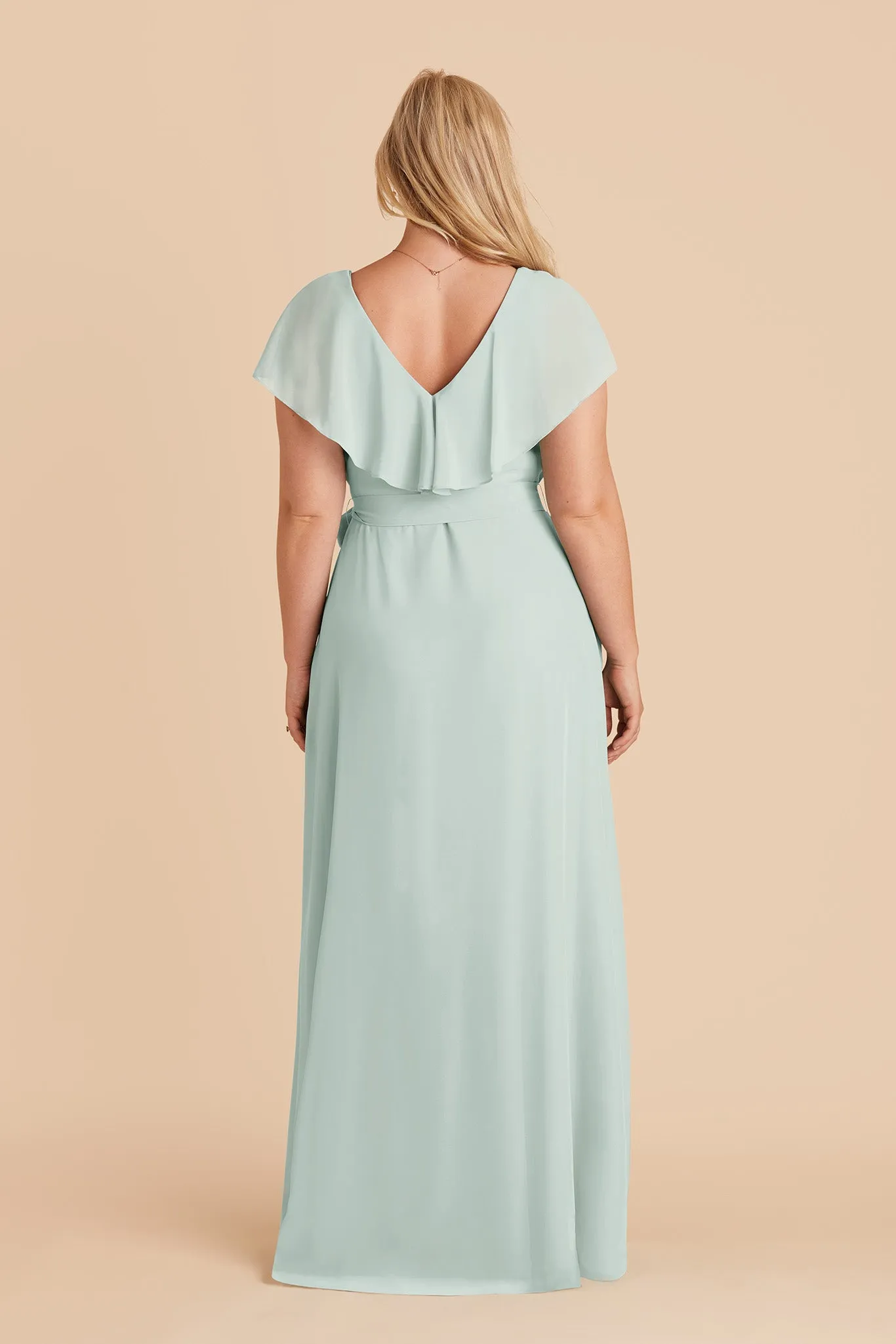Jackson Chiffon Dress - Mint sold by Birdy Grey product image thumbnail 5
