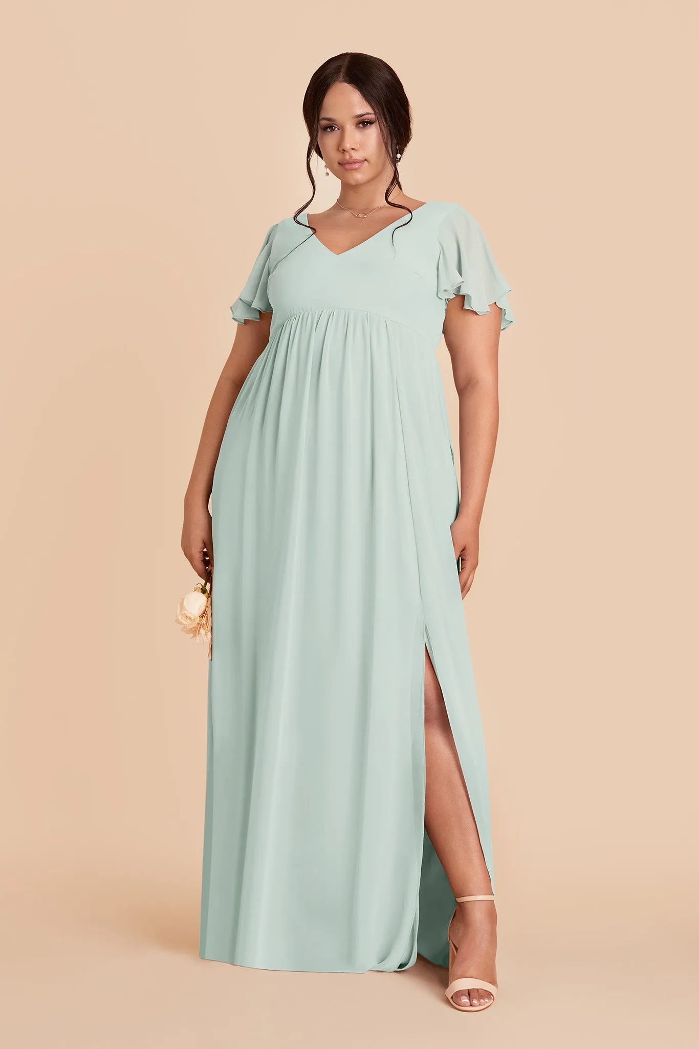 Hannah Chiffon Dress - Mint sold by Birdy Grey product image thumbnail 2