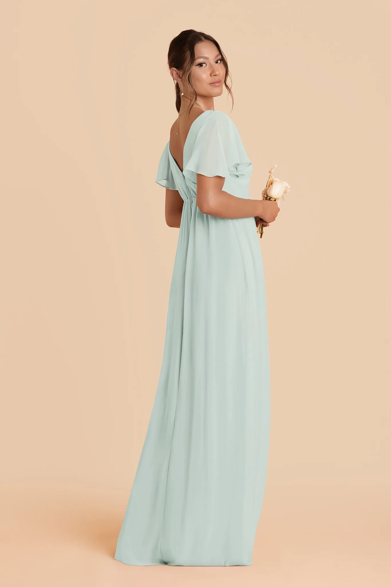 Hannah Chiffon Dress - Mint sold by Birdy Grey product image thumbnail 4