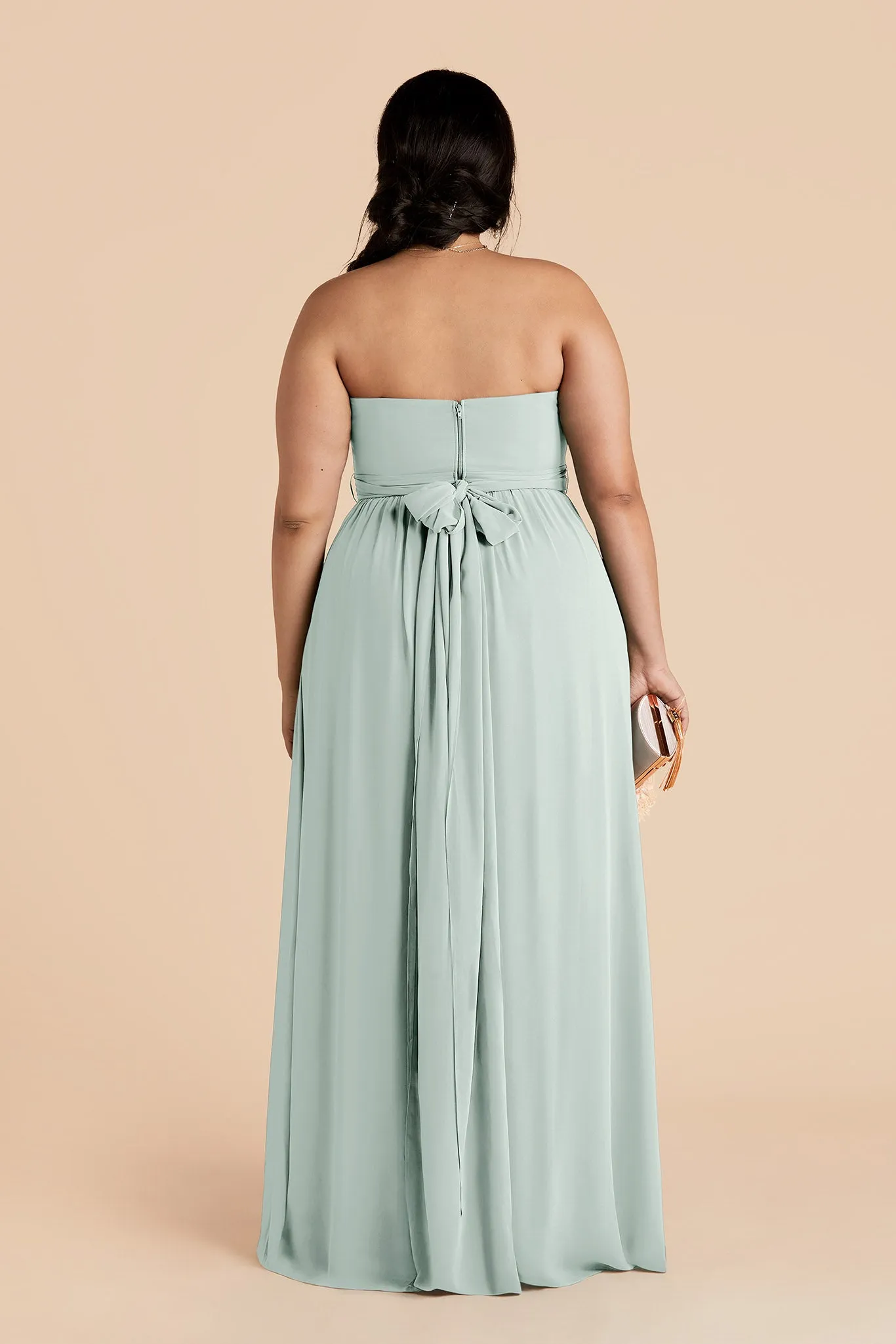 Grace Chiffon Dress - Mint sold by Birdy Grey product image thumbnail 4