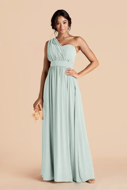 Grace Chiffon Dress - Mint made by Birdy Grey