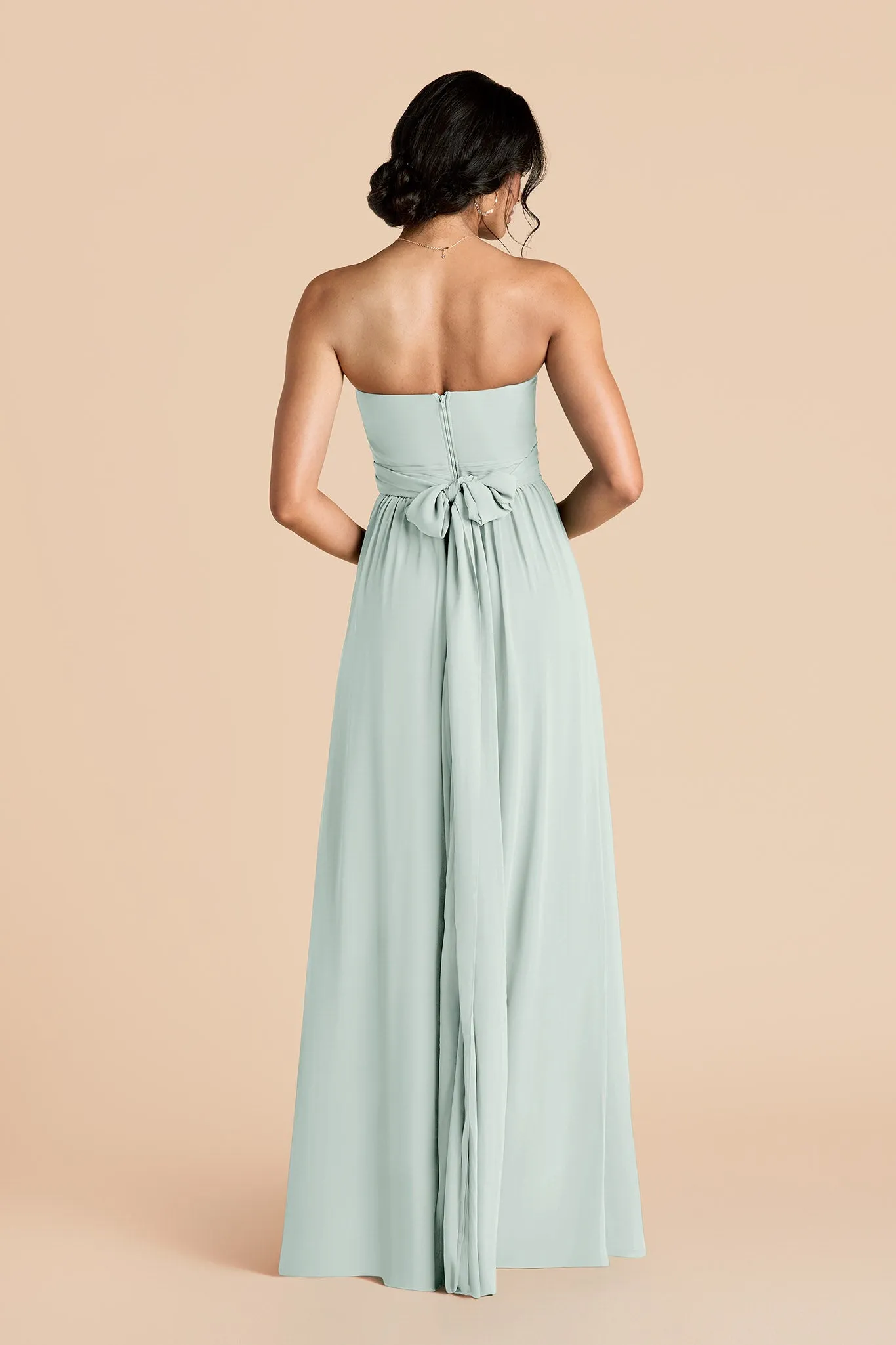 Grace Chiffon Dress - Mint sold by Birdy Grey product image thumbnail 3