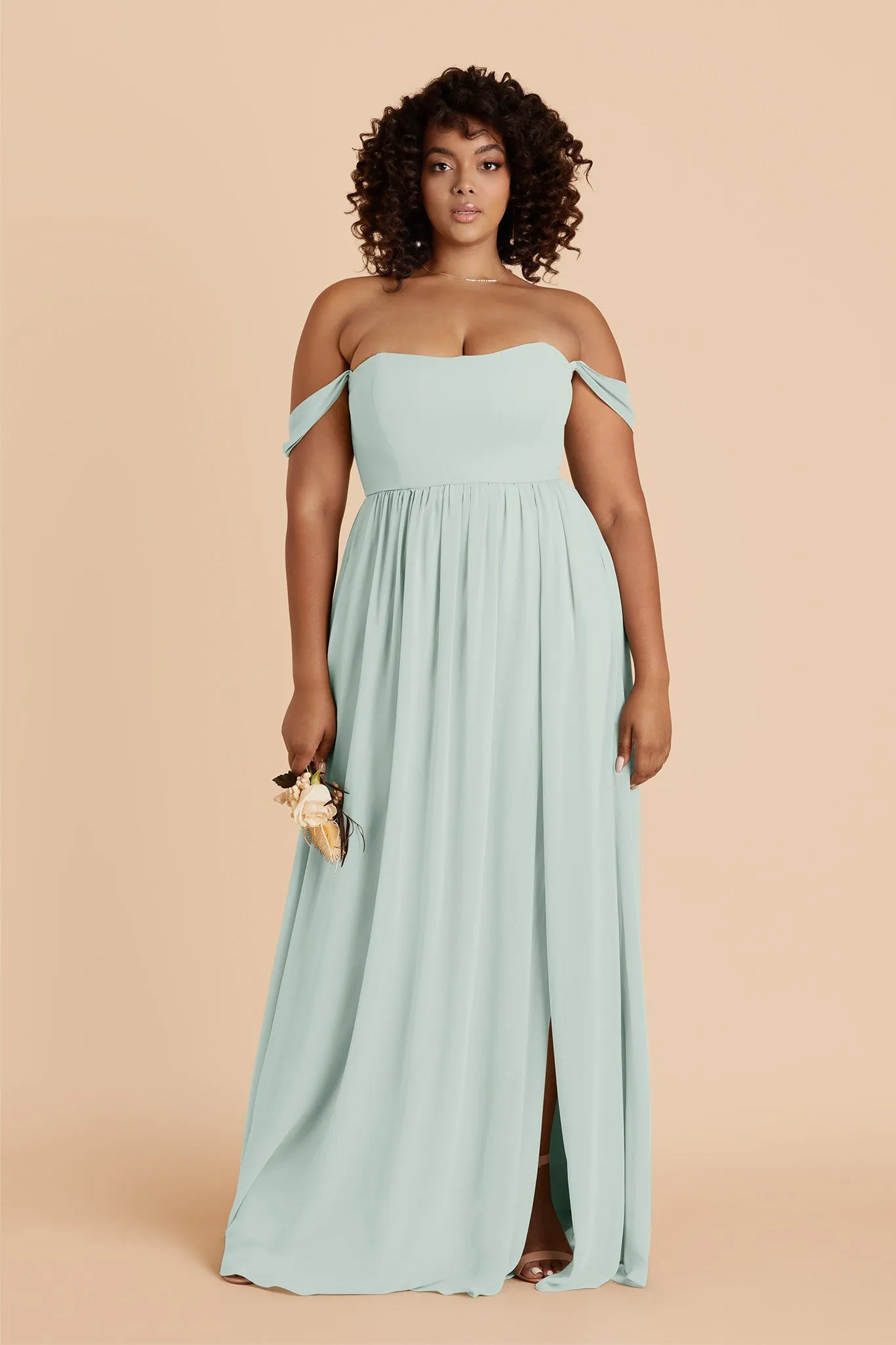 August Chiffon Dress - Mint sold by Birdy Grey product image thumbnail 2