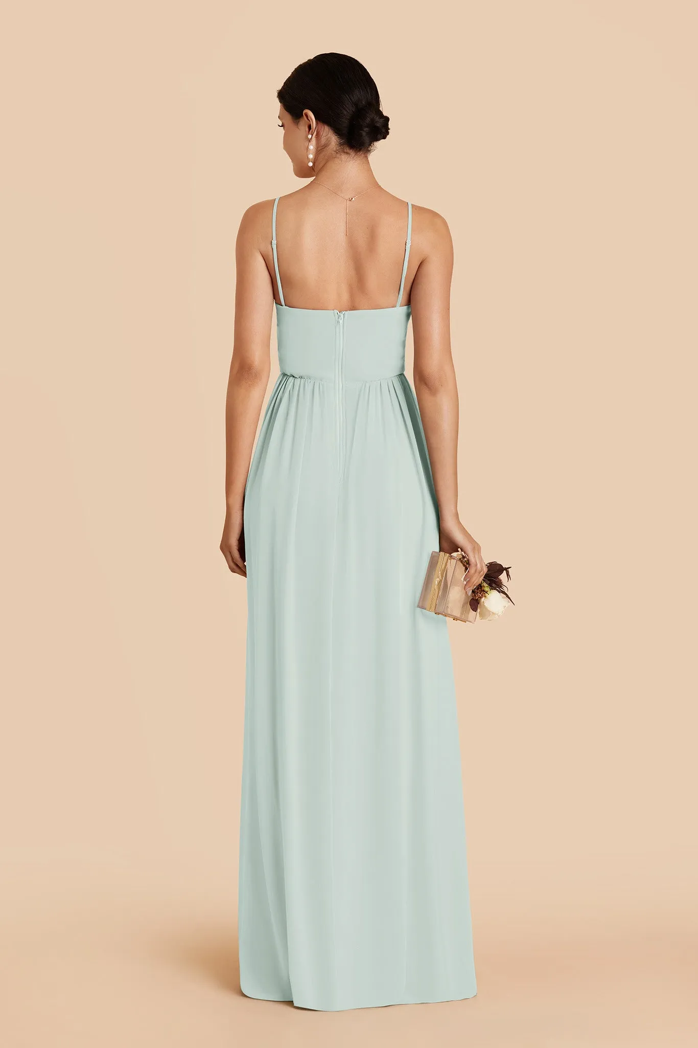 August Chiffon Dress - Mint sold by Birdy Grey product image thumbnail 4