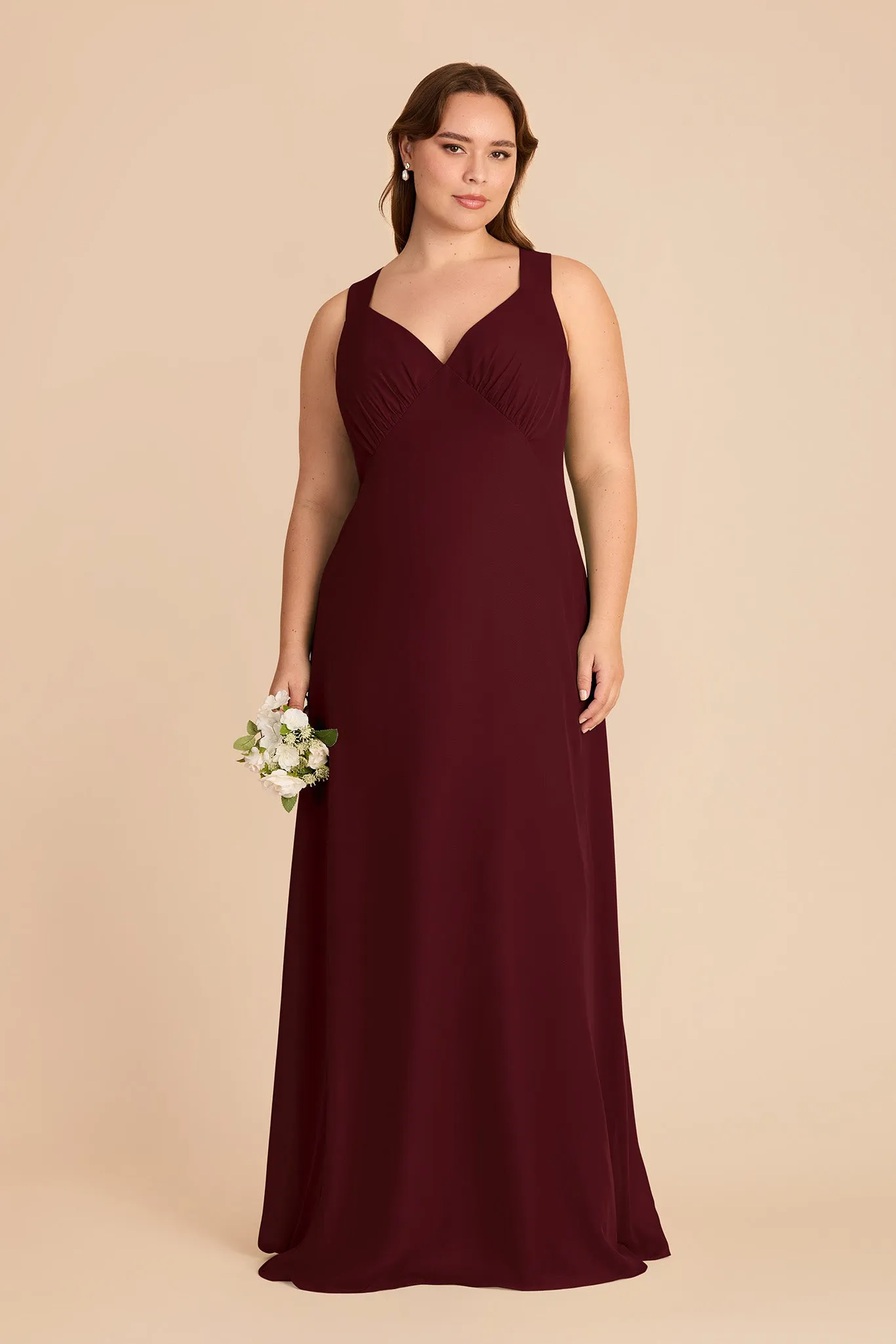 Veronica Chiffon Dress - Cabernet sold by Birdy Grey product image thumbnail 2
