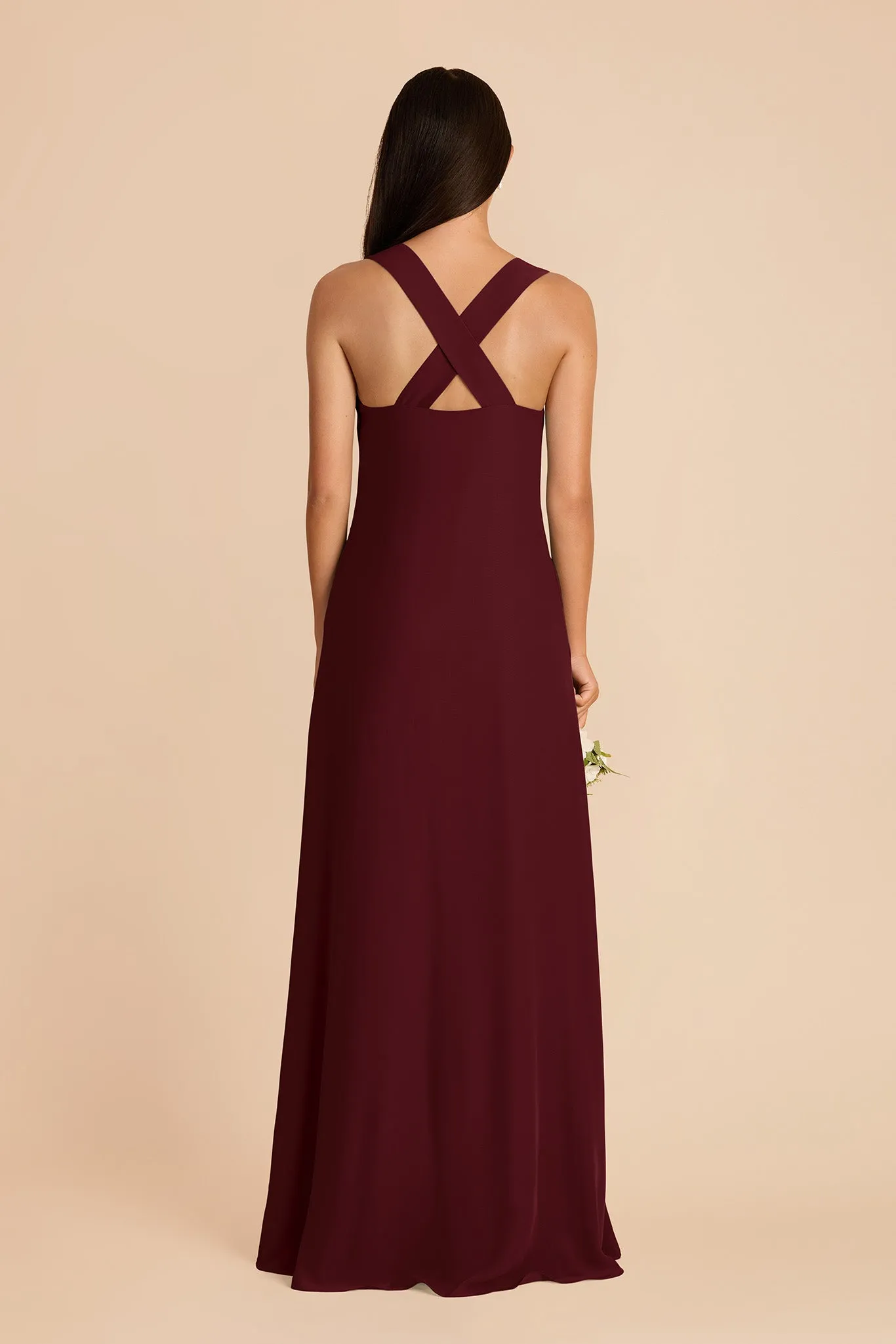 Veronica Chiffon Dress - Cabernet sold by Birdy Grey product image thumbnail 5