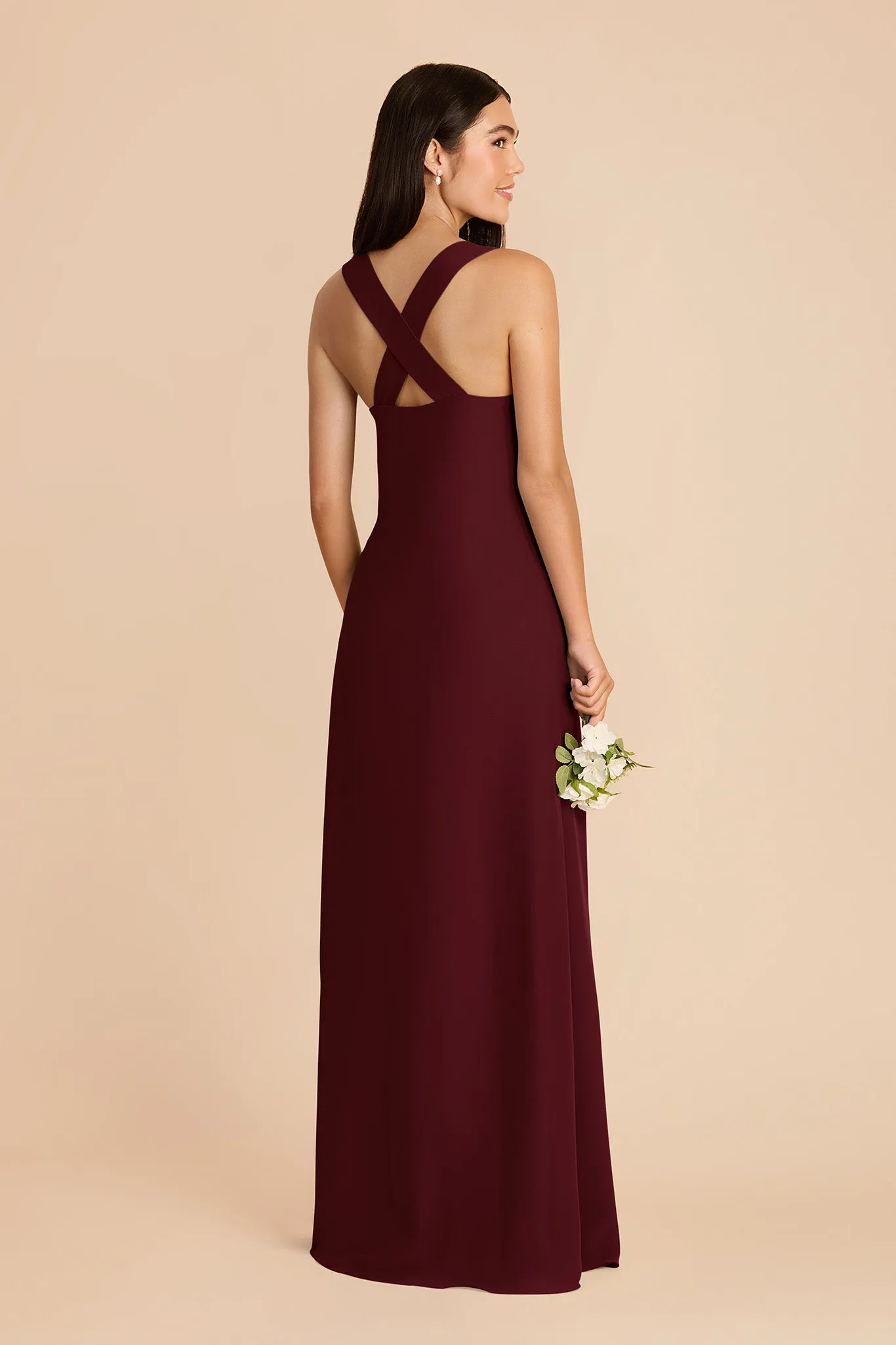 Veronica Chiffon Dress - Cabernet sold by Birdy Grey product image thumbnail 4