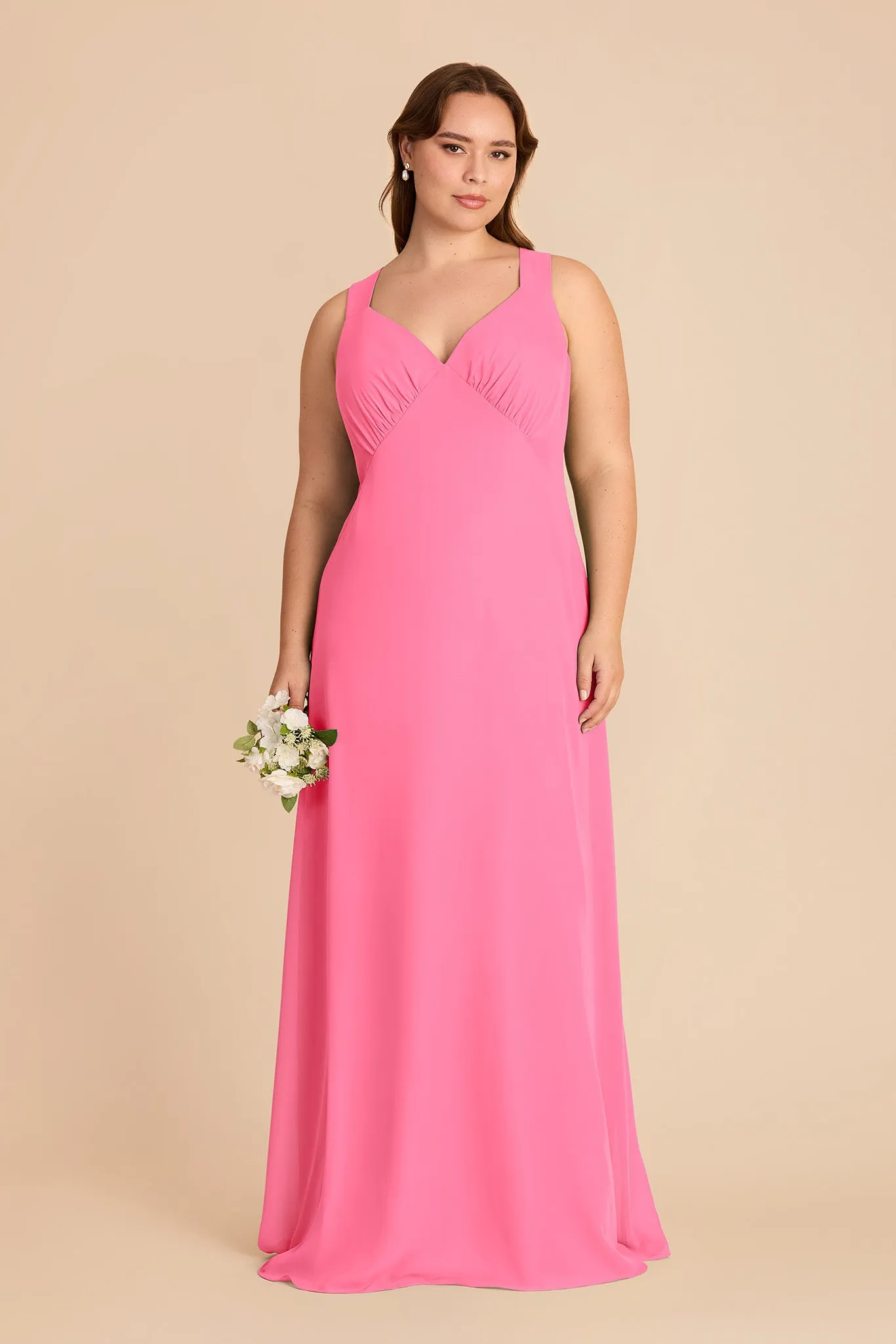 Veronica Chiffon Dress - Bon Bon Pink sold by Birdy Grey product image thumbnail 2