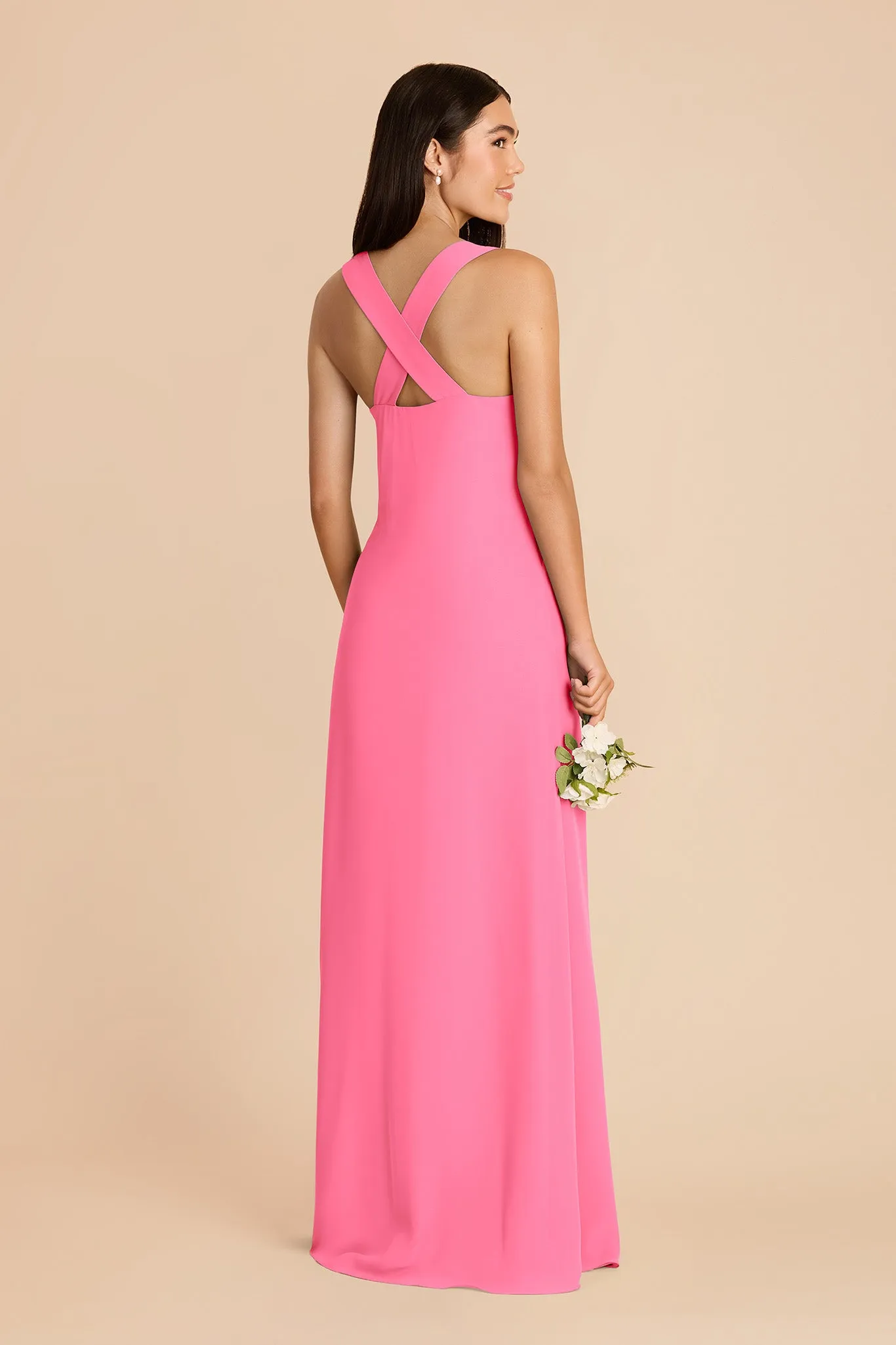 Veronica Chiffon Dress - Bon Bon Pink sold by Birdy Grey product image thumbnail 4