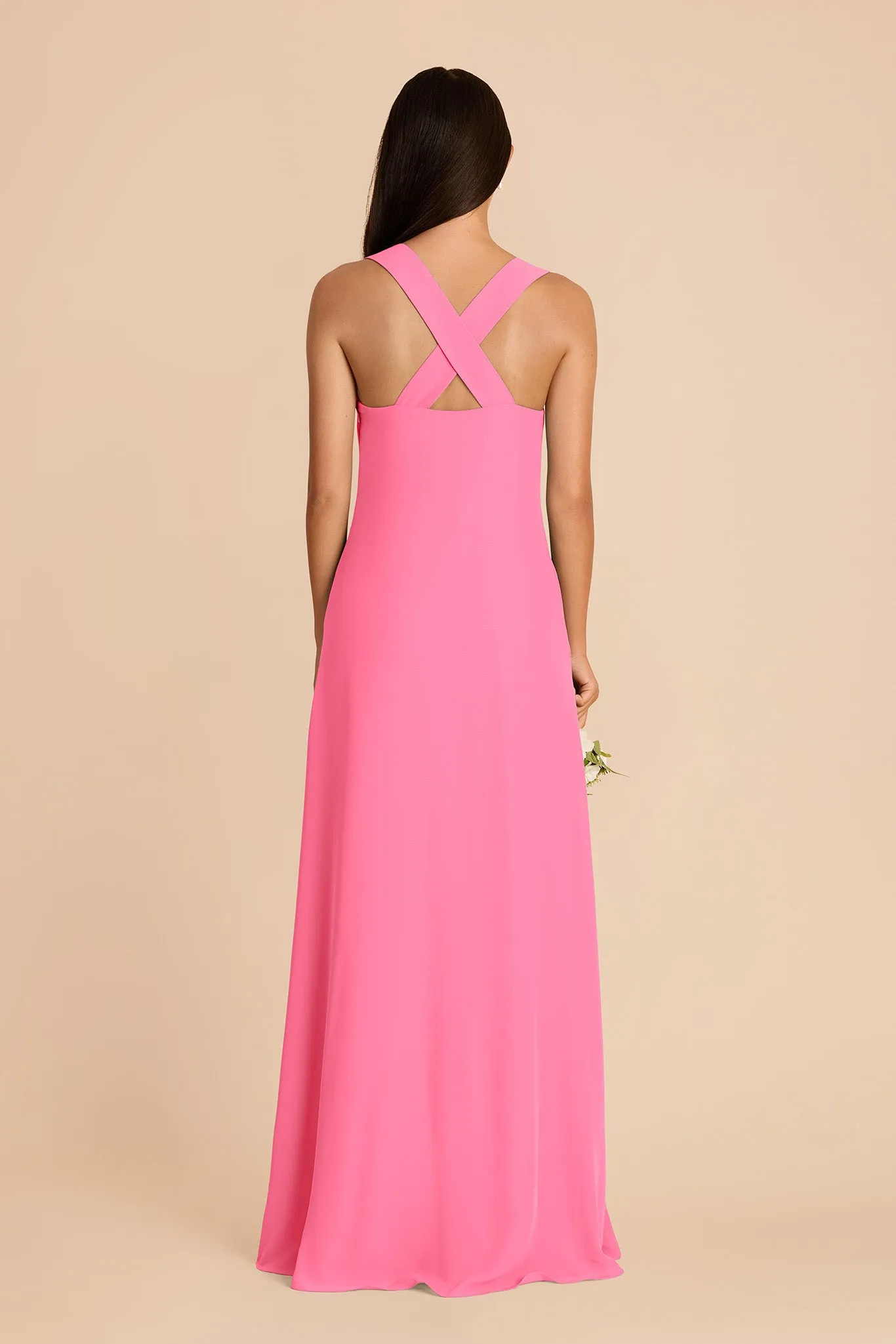 Veronica Chiffon Dress - Bon Bon Pink sold by Birdy Grey product image thumbnail 5