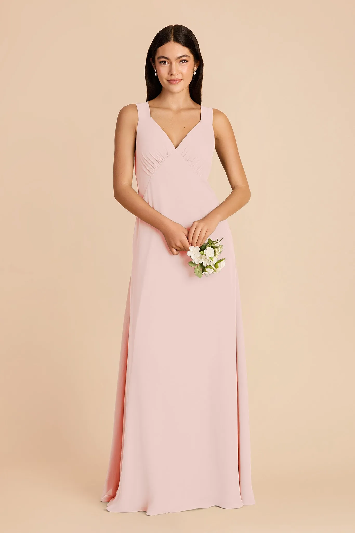 Veronica Chiffon Dress - Blush Pink sold by Birdy Grey product image thumbnail 3