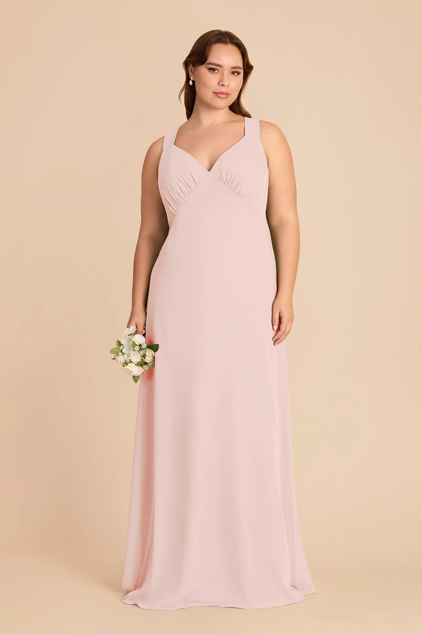 Veronica Chiffon Dress - Blush Pink sold by Birdy Grey product image thumbnail 2