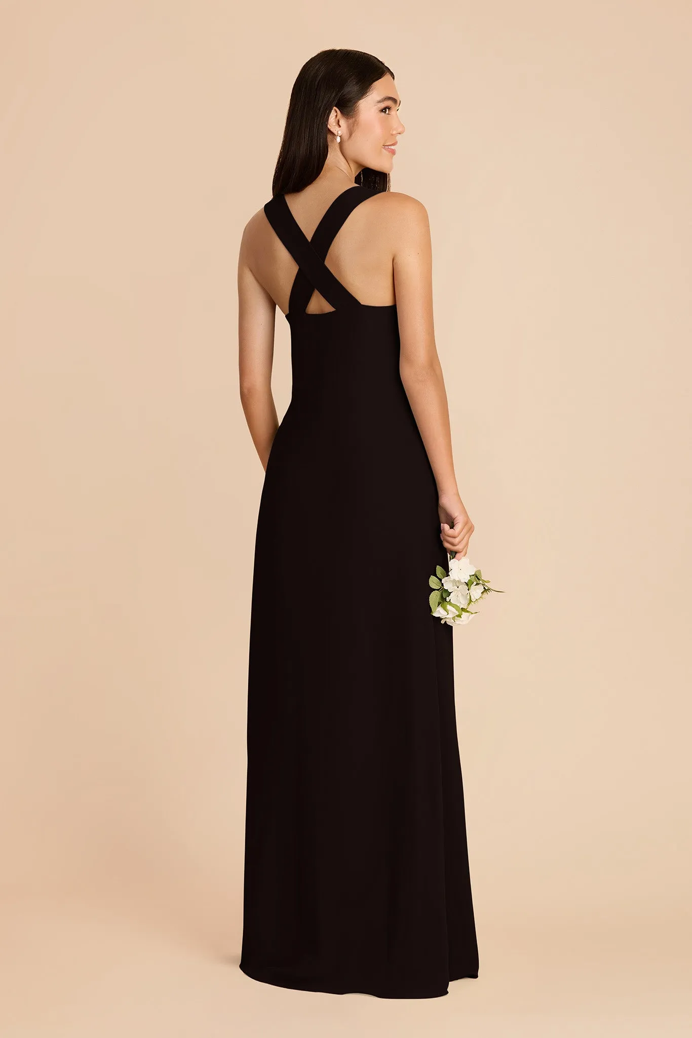 Veronica Chiffon Dress - Black sold by Birdy Grey product image thumbnail 4