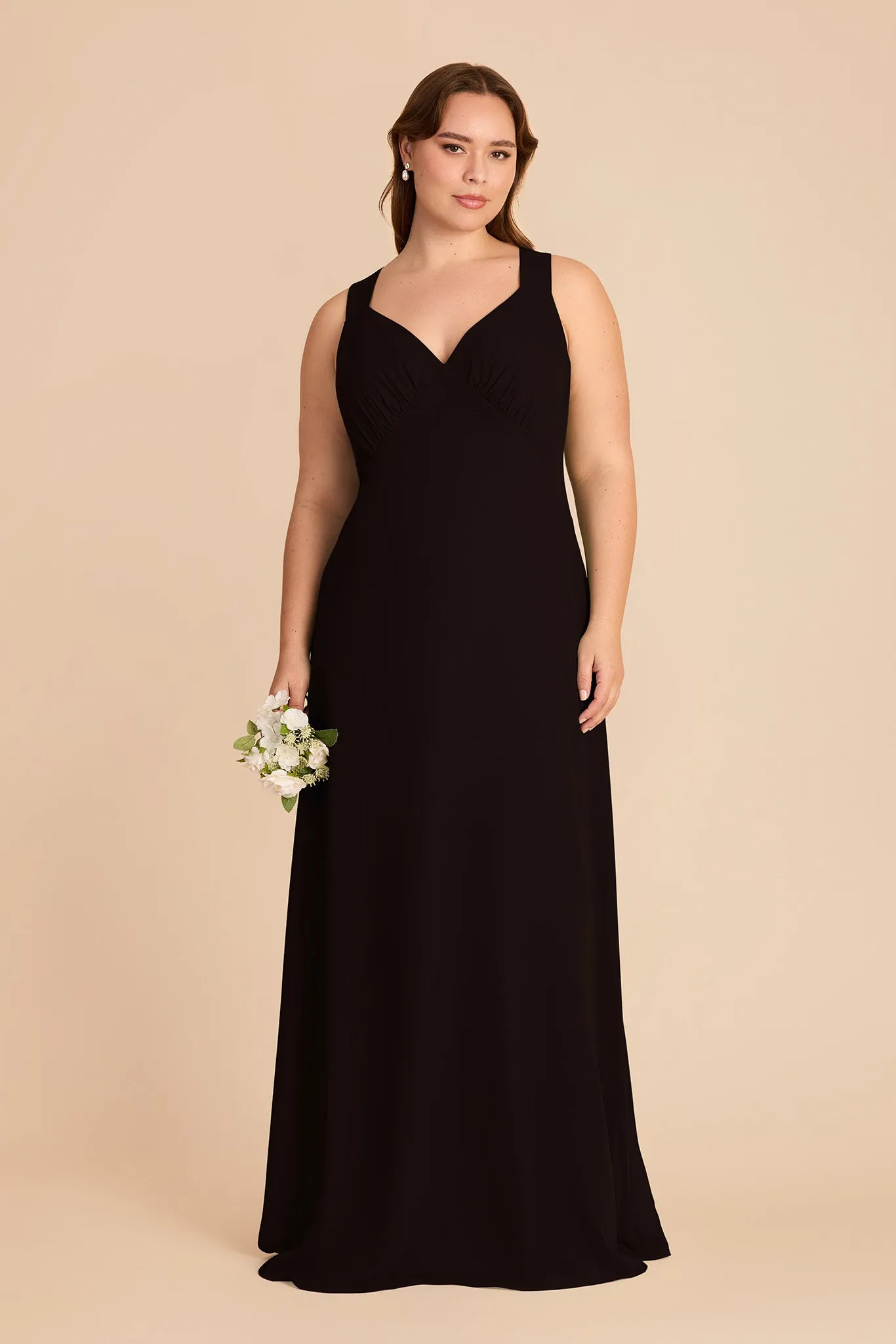 Veronica Chiffon Dress - Black sold by Birdy Grey product image thumbnail 2