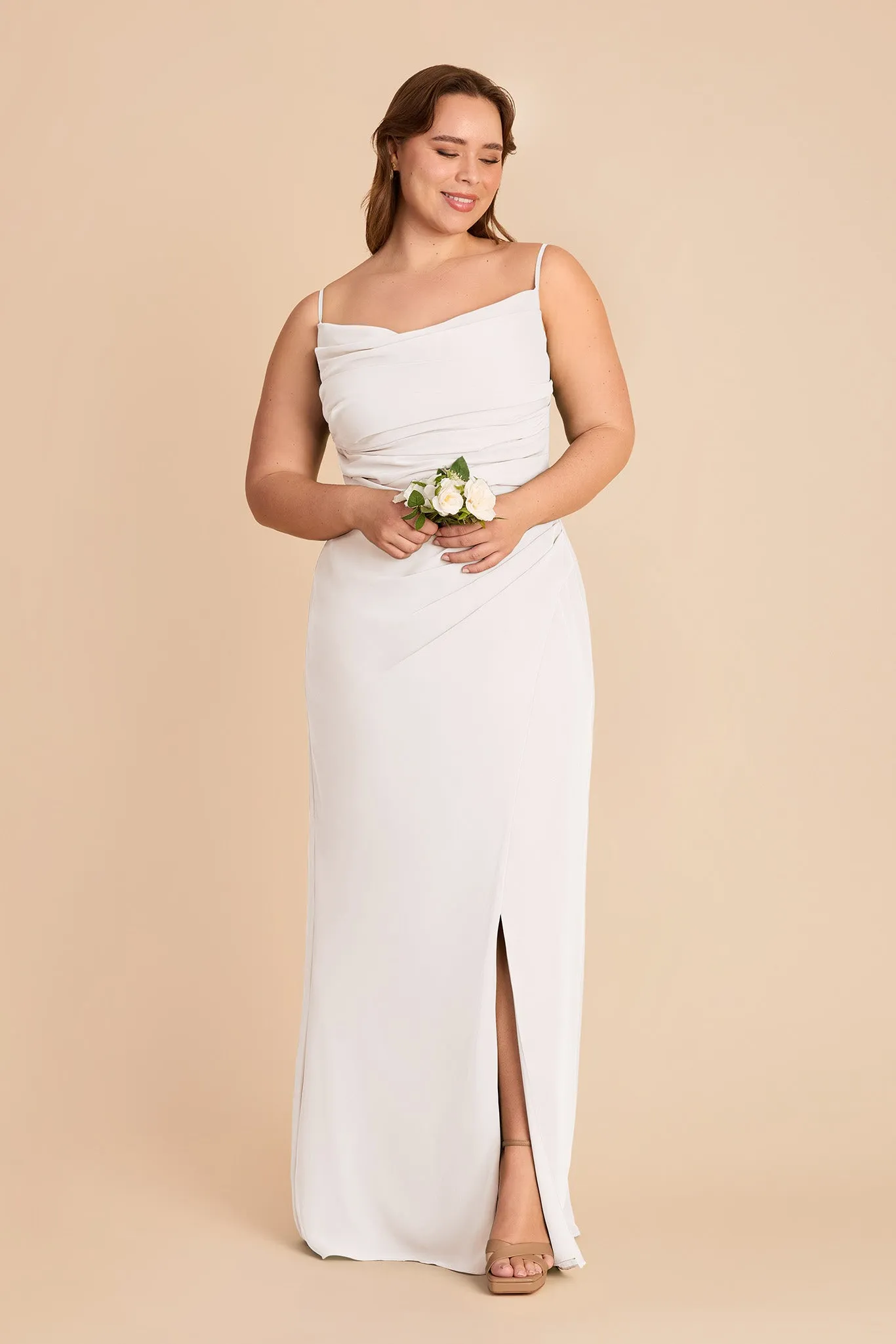 Lydia Chiffon Dress - White sold by Birdy Grey product image thumbnail 2