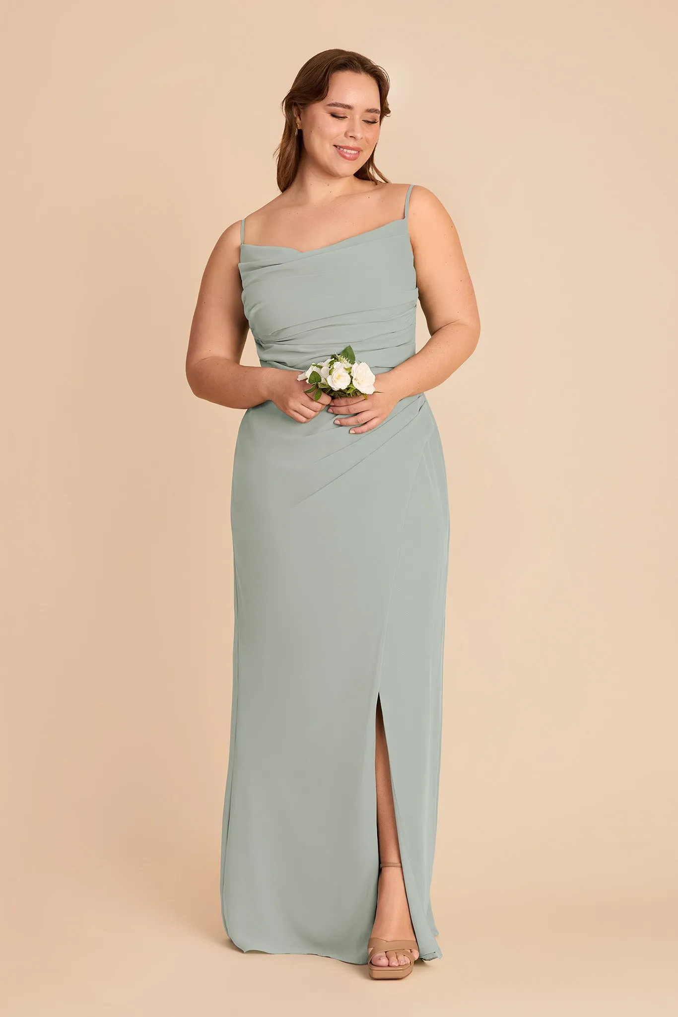 Lydia Chiffon Dress - Sage sold by Birdy Grey product image thumbnail 2