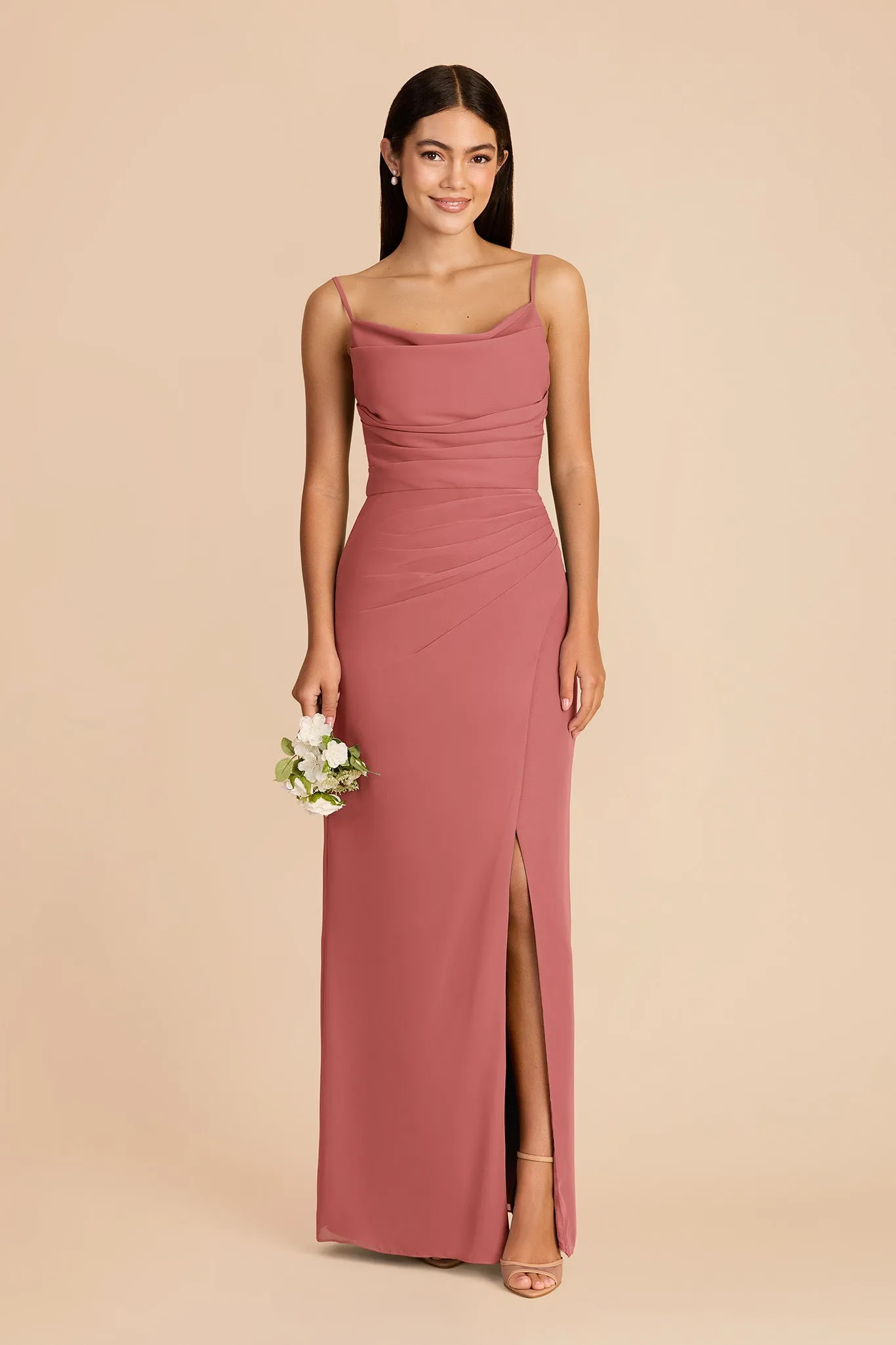 Lydia Chiffon Dress - Mulberry sold by Birdy Grey product image thumbnail 4