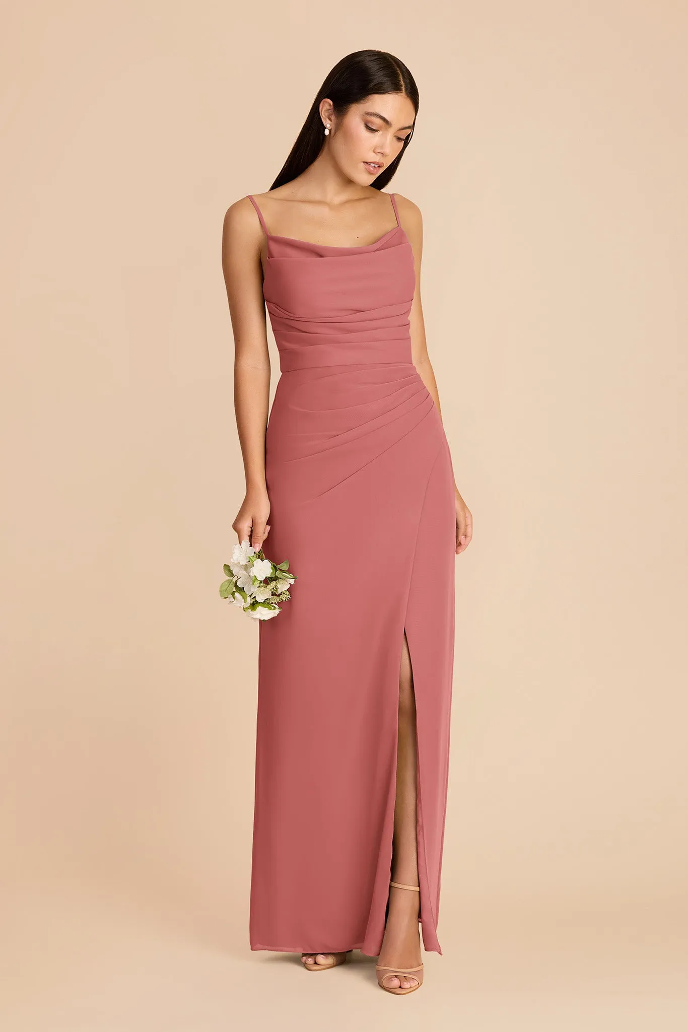 Lydia Chiffon Dress - Mulberry sold by Birdy Grey product image thumbnail 3