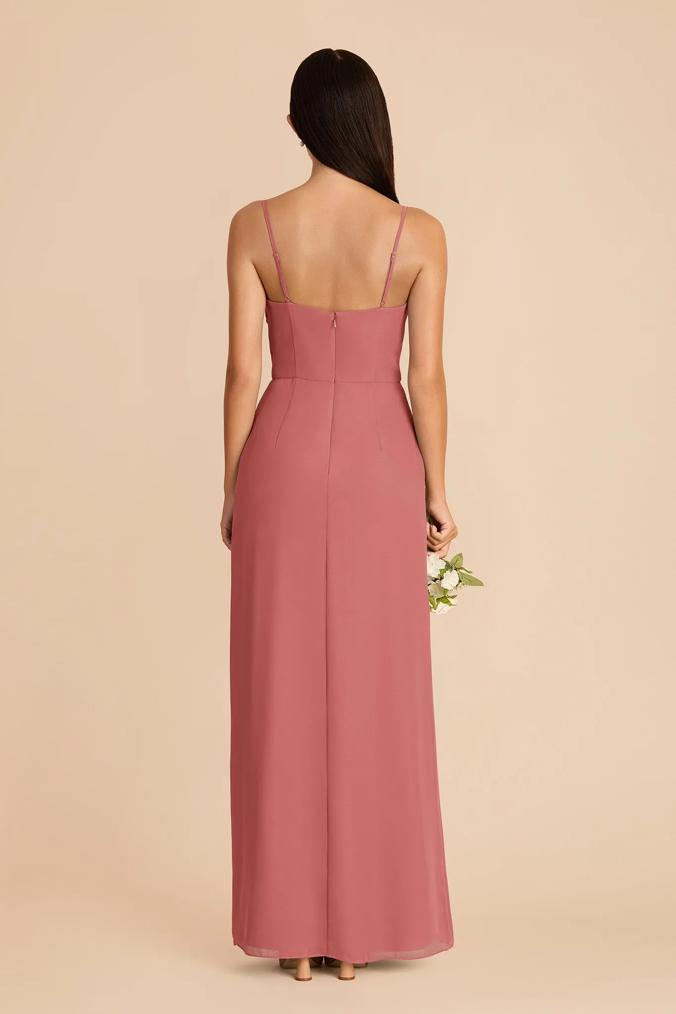 Lydia Chiffon Dress - Mulberry sold by Birdy Grey