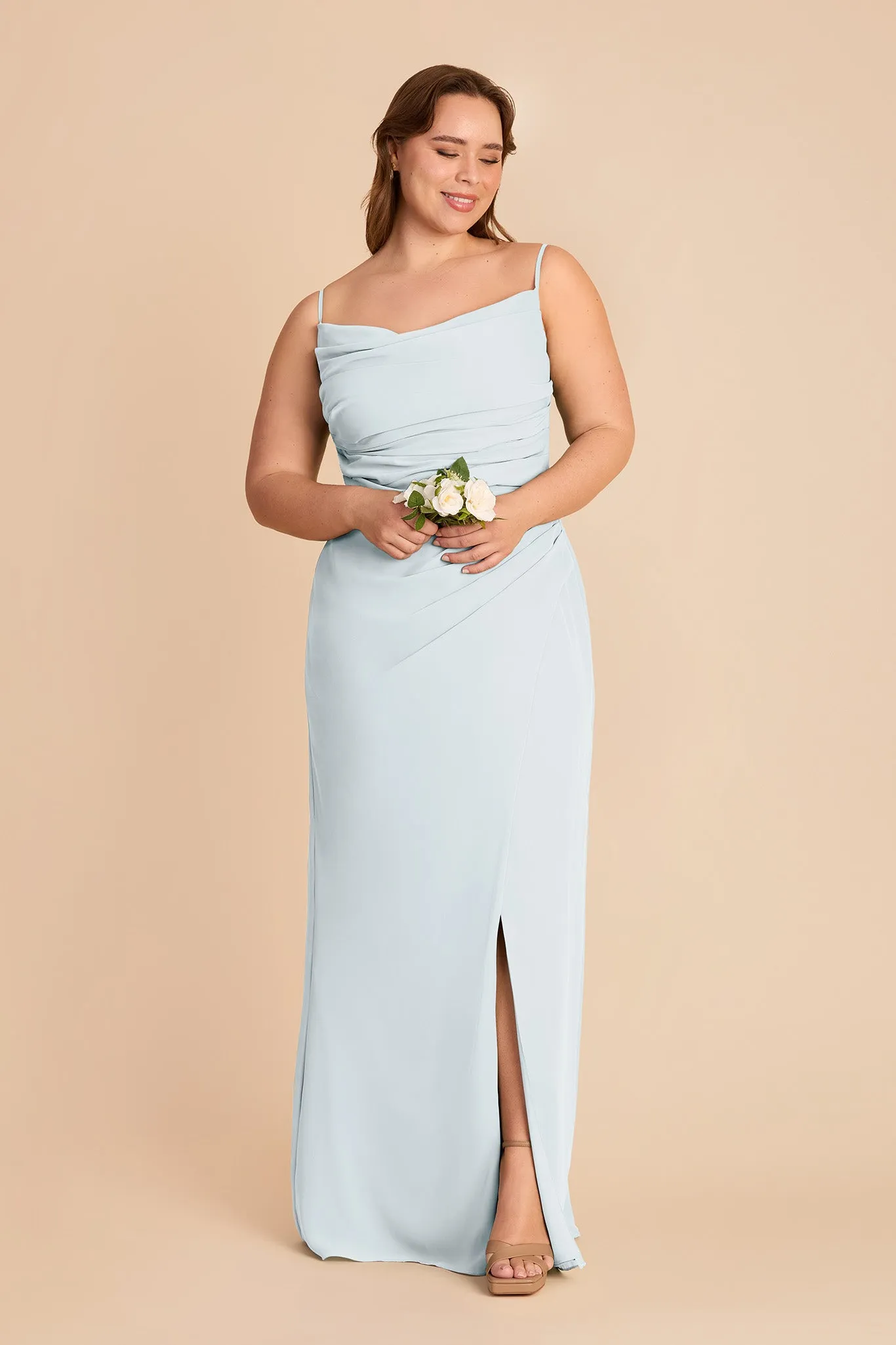 Lydia Chiffon Dress - Mist Blue sold by Birdy Grey product image thumbnail 2