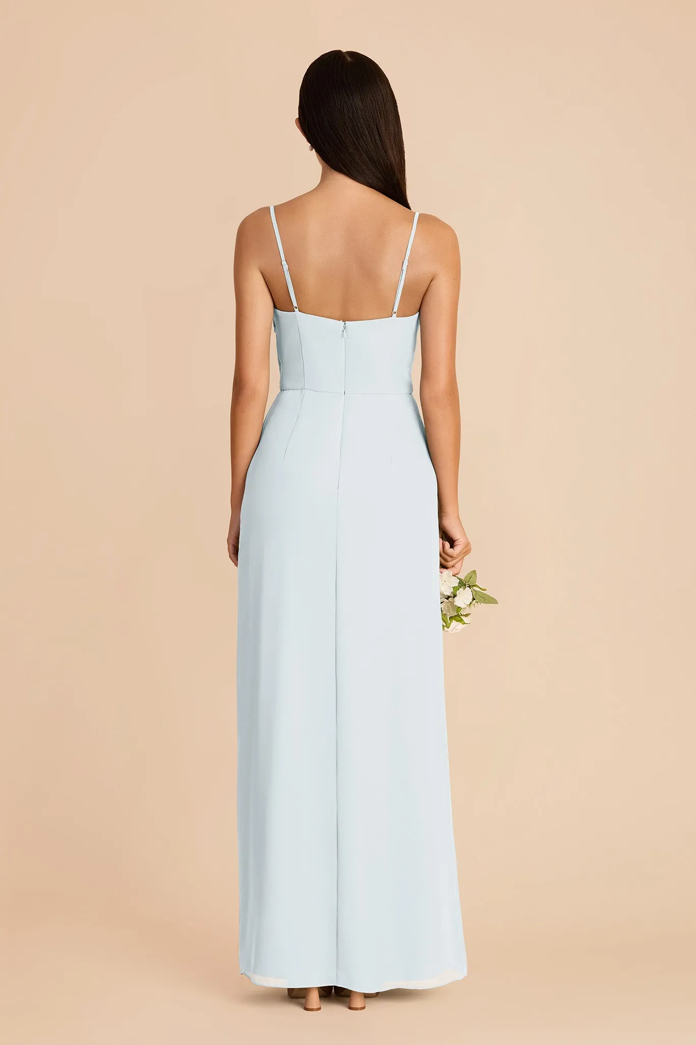 Lydia Chiffon Dress - Mist Blue sold by Birdy Grey product image thumbnail 5