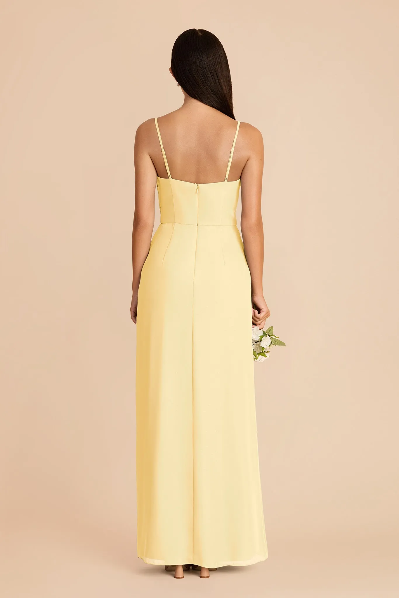 Lydia Chiffon Dress - Lemon Sorbet sold by Birdy Grey product image thumbnail 5
