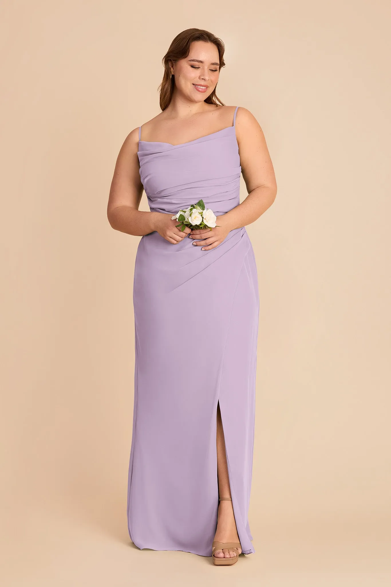 Lydia Chiffon Dress - Lavender sold by Birdy Grey product image thumbnail 2