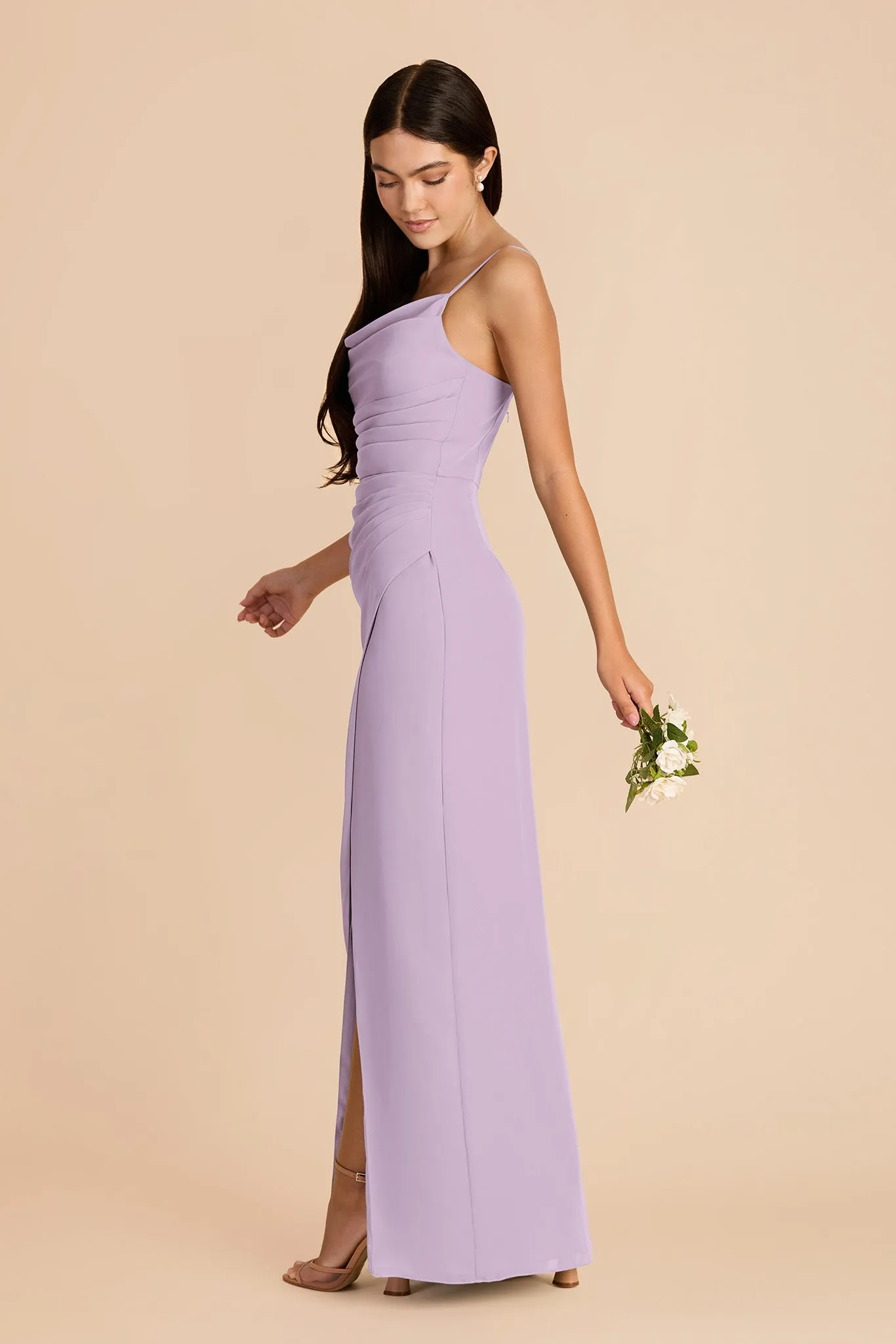 Lydia Chiffon Dress - Lavender sold by Birdy Grey product image thumbnail 4