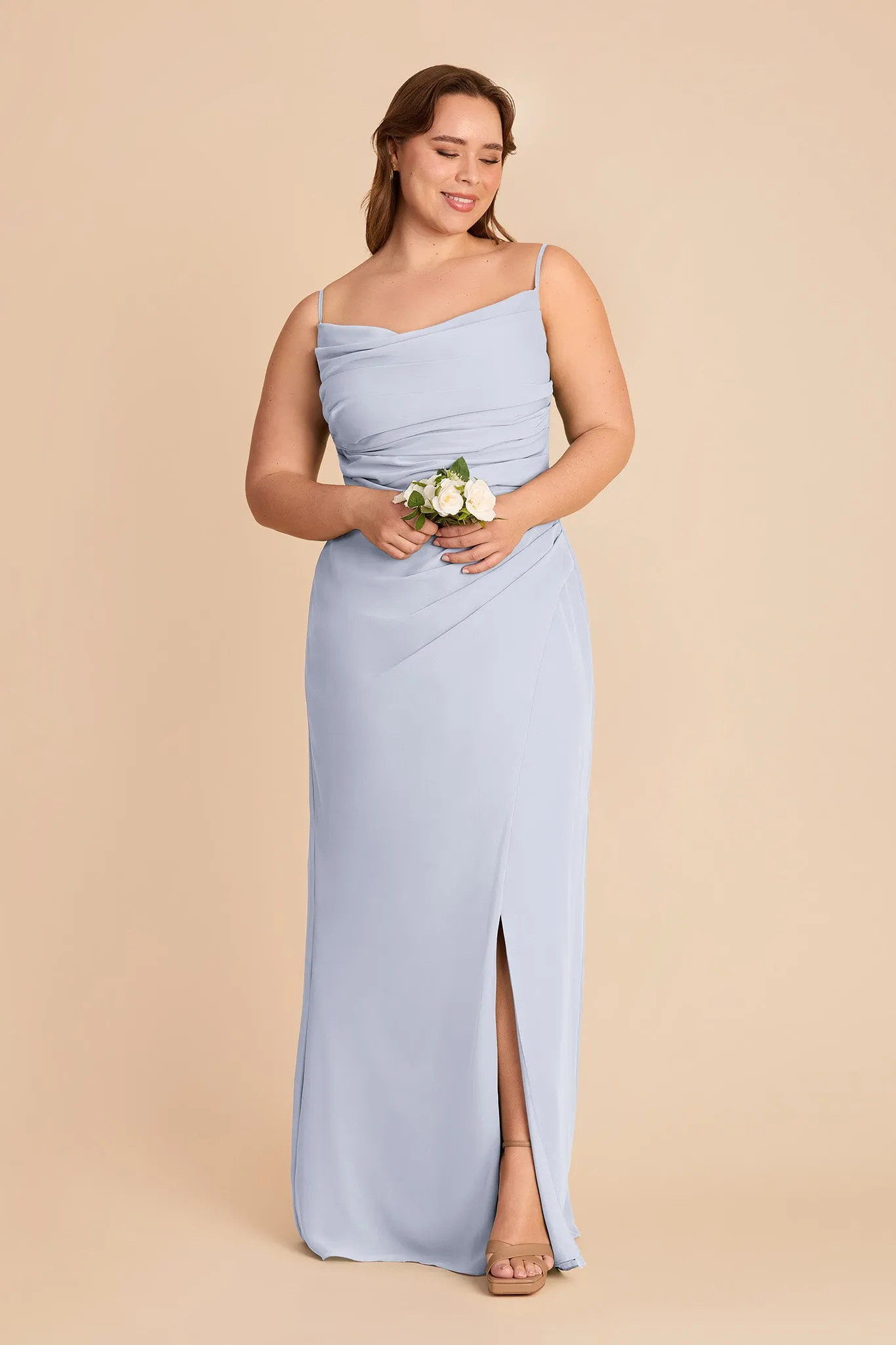 Lydia Chiffon Dress - Ice Blue sold by Birdy Grey product image thumbnail 2