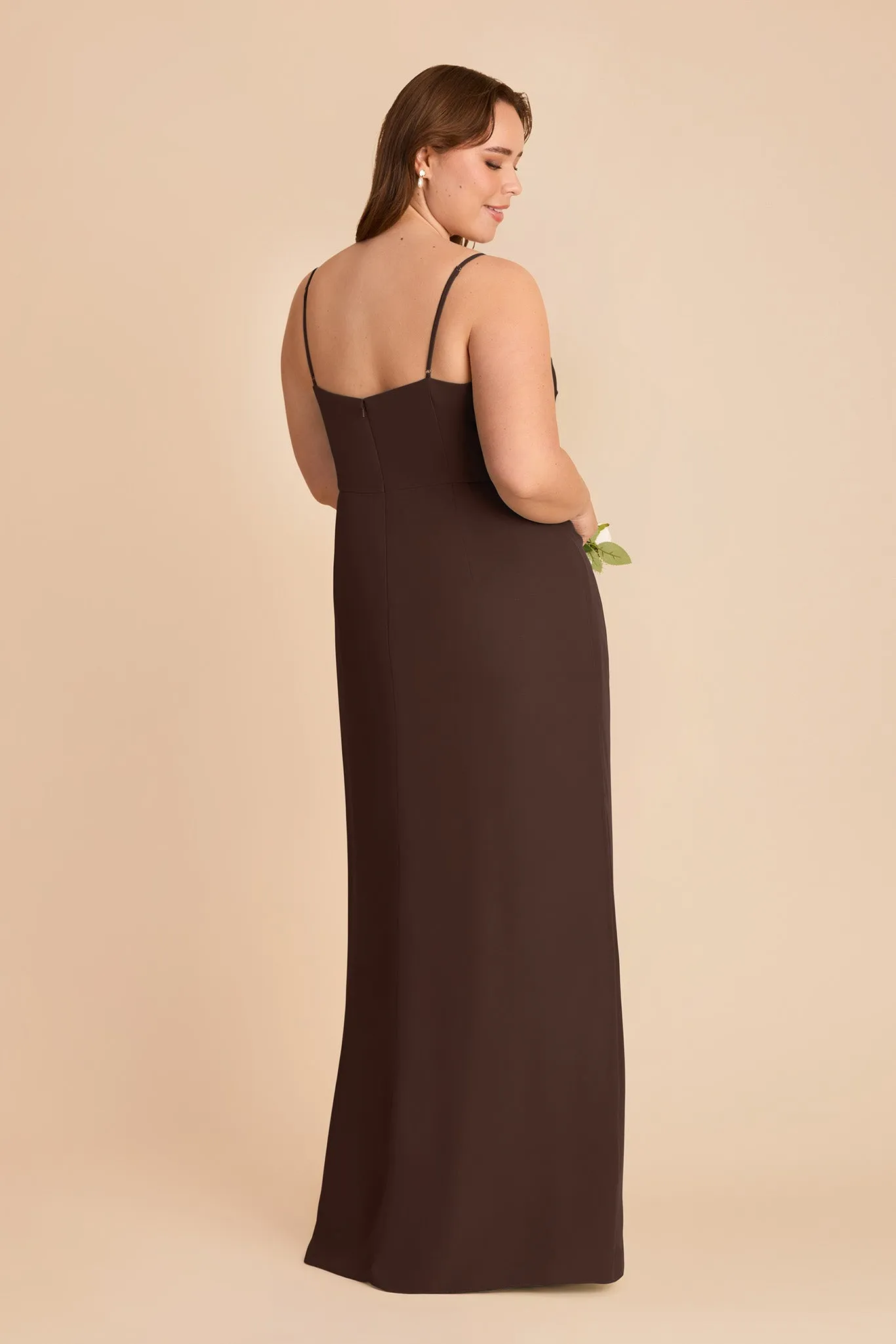 Lydia Chiffon Dress - Espresso sold by Birdy Grey product image thumbnail 5