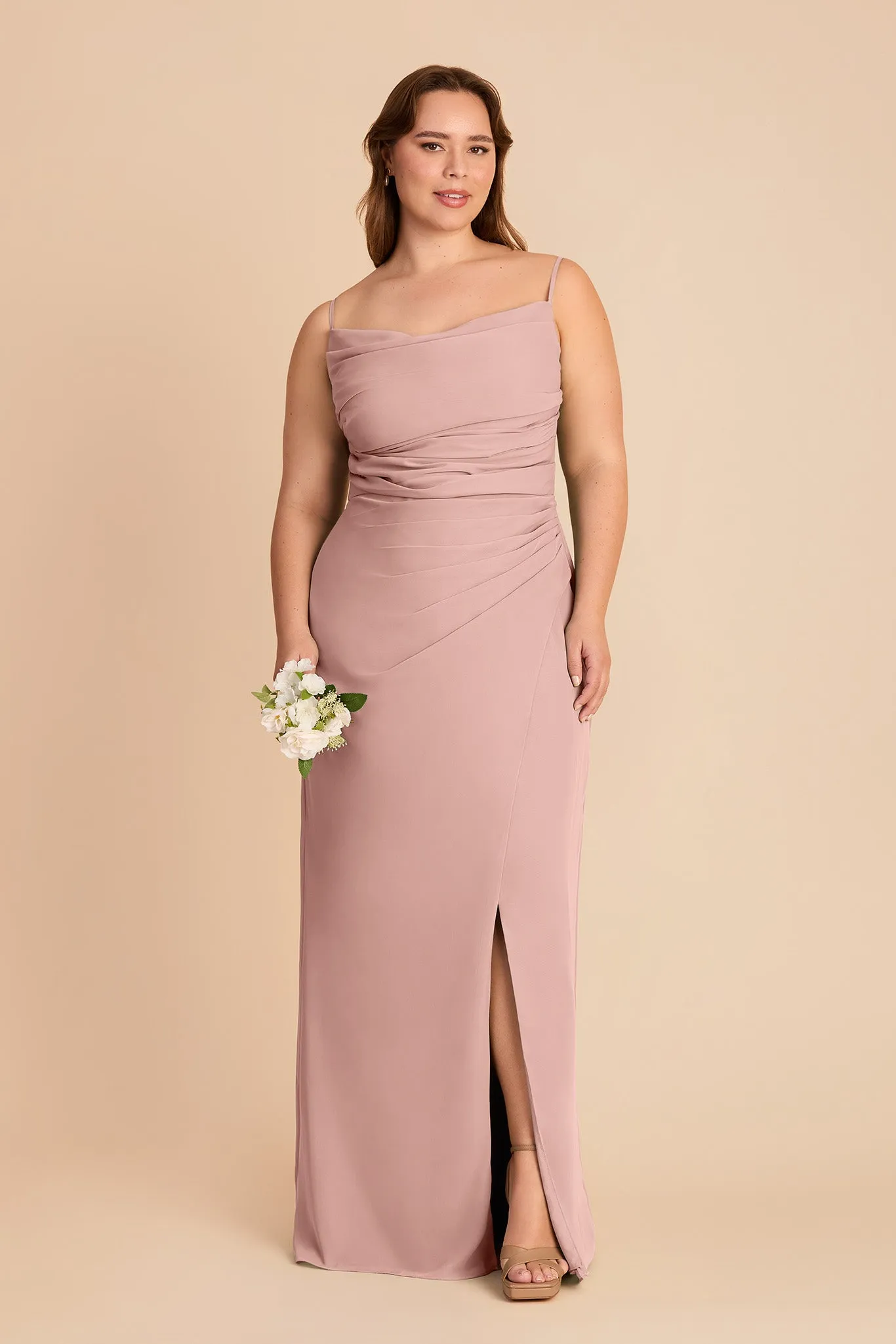 Lydia Chiffon Dress - English Rose sold by Birdy Grey product image thumbnail 5