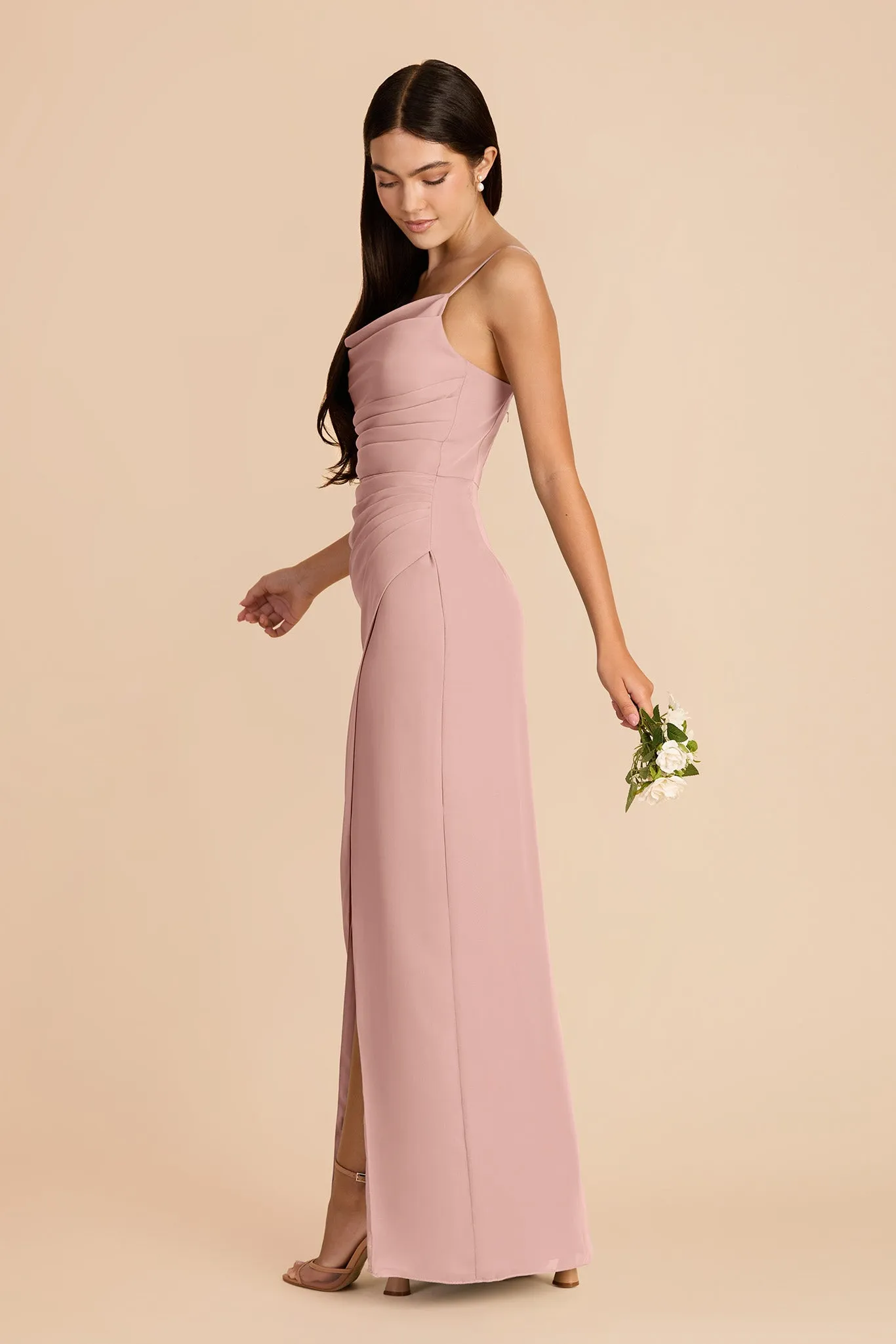 Lydia Chiffon Dress - English Rose sold by Birdy Grey product image thumbnail 2