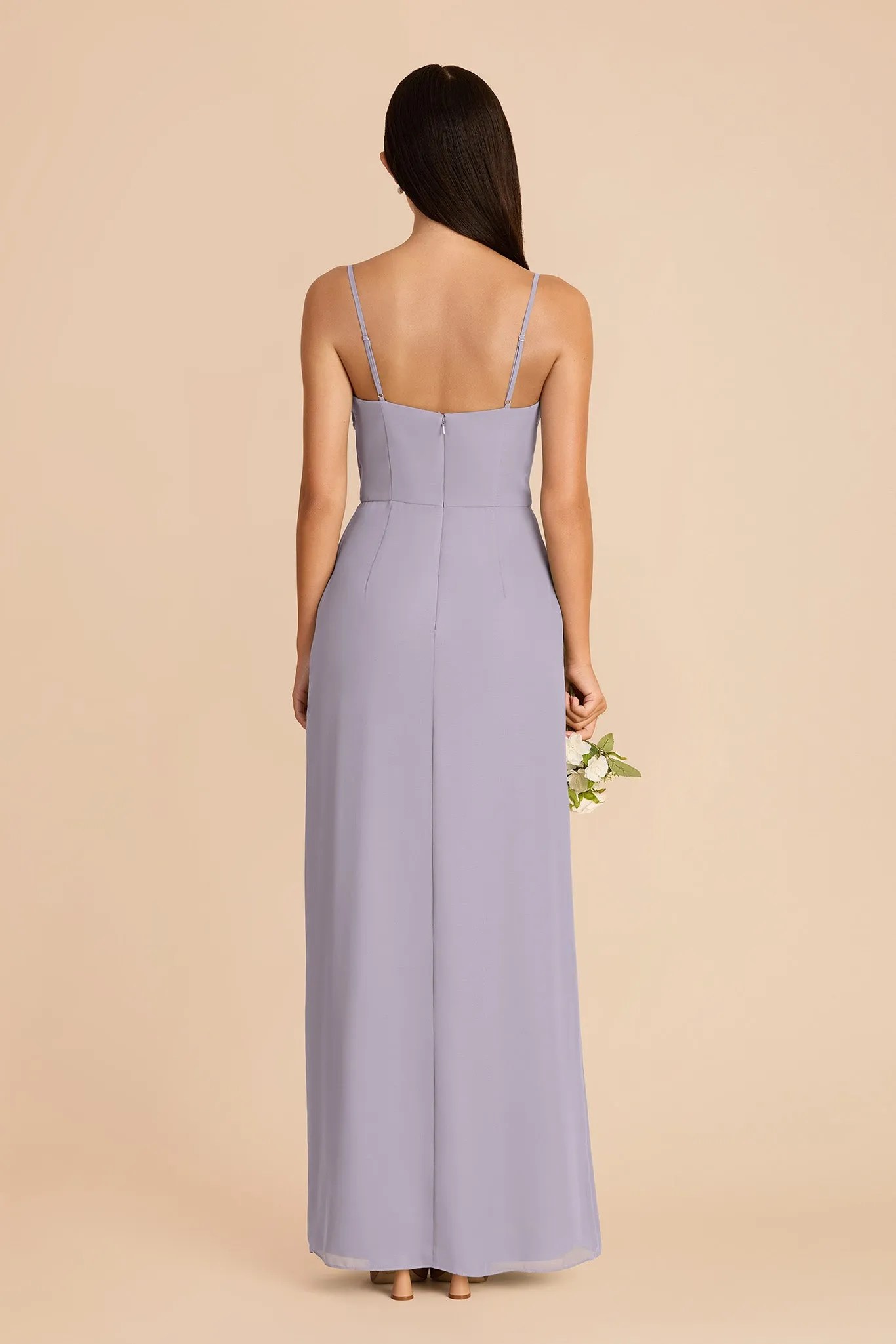 Lydia Chiffon Dress - Dusty Lilac sold by Birdy Grey product image thumbnail 5