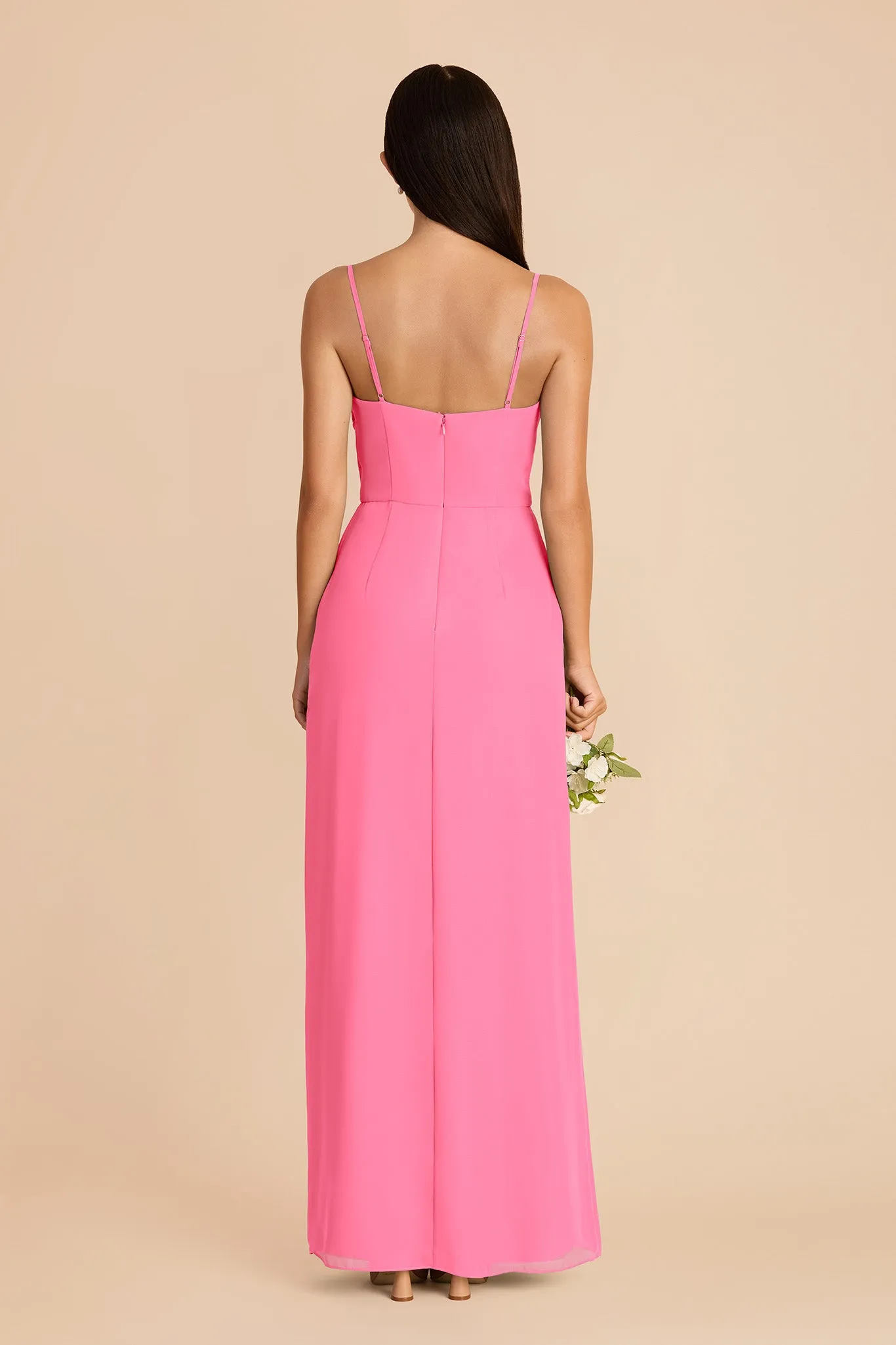 Lydia Chiffon Dress - Bon Bon Pink sold by Birdy Grey product image thumbnail 5