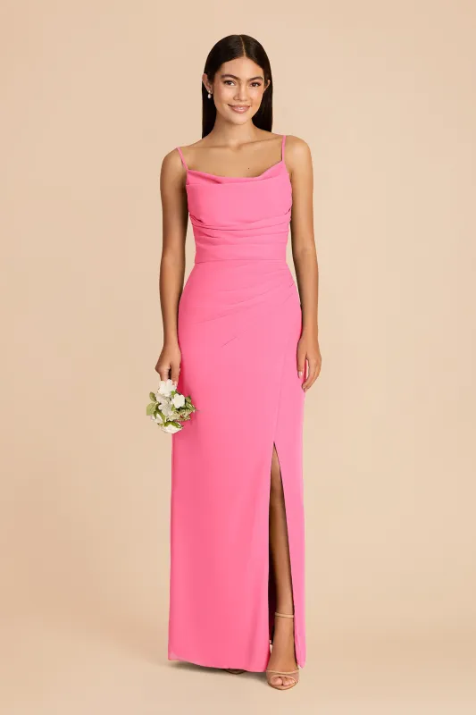 Lydia Chiffon Dress - Bon Bon Pink made by Birdy Grey