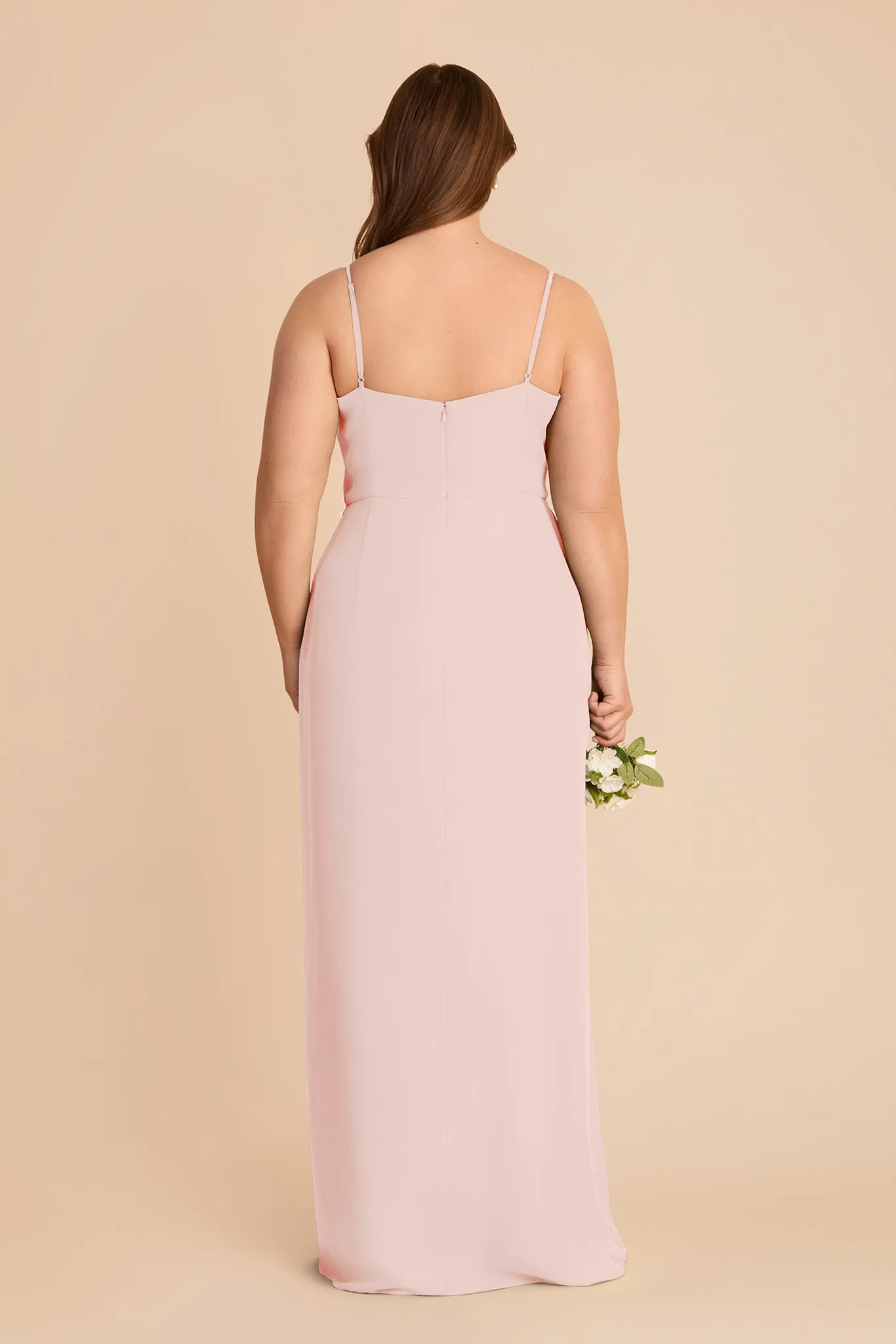 Lydia Chiffon Dress - Blush Pink sold by Birdy Grey product image thumbnail 5