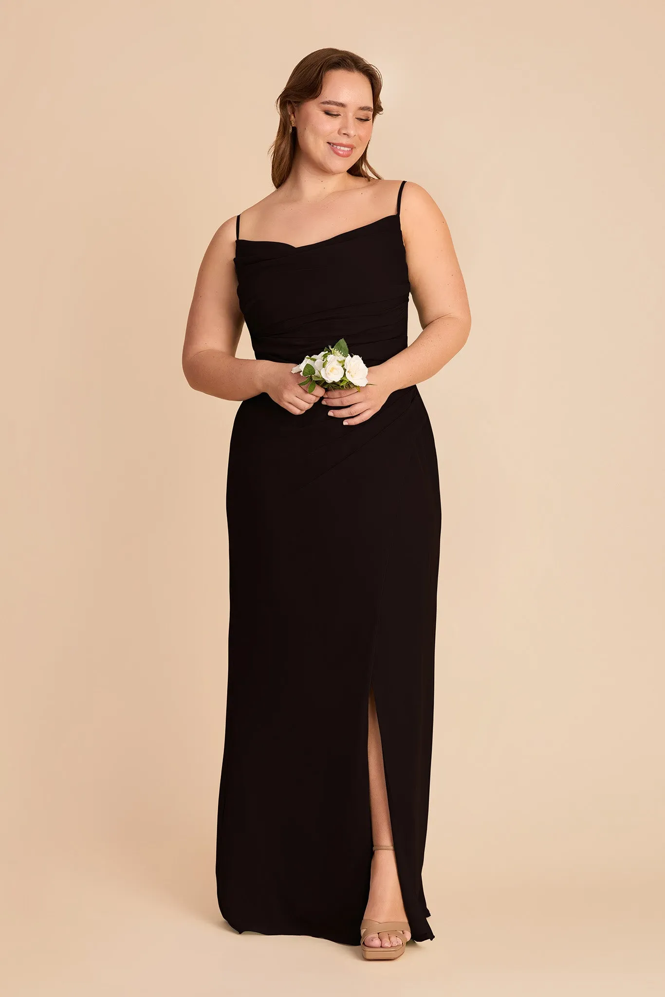 Lydia Chiffon Dress - Black sold by Birdy Grey product image thumbnail 2