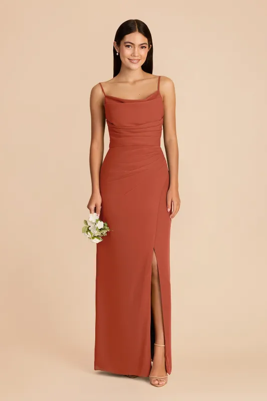 Lydia Chiffon Dress - Auburn made by Birdy Grey