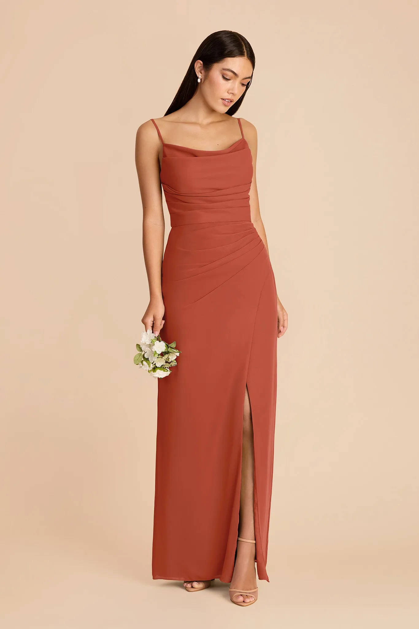 Lydia Chiffon Dress - Auburn sold by Birdy Grey product image thumbnail 3