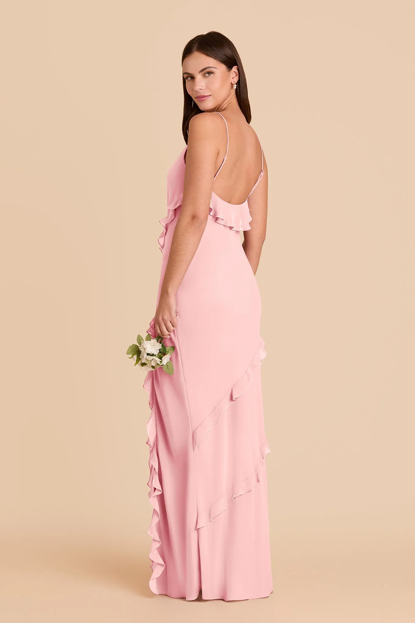 Valentina Chiffon Dress - Bubblegum Pink sold by Birdy Grey product image thumbnail 4