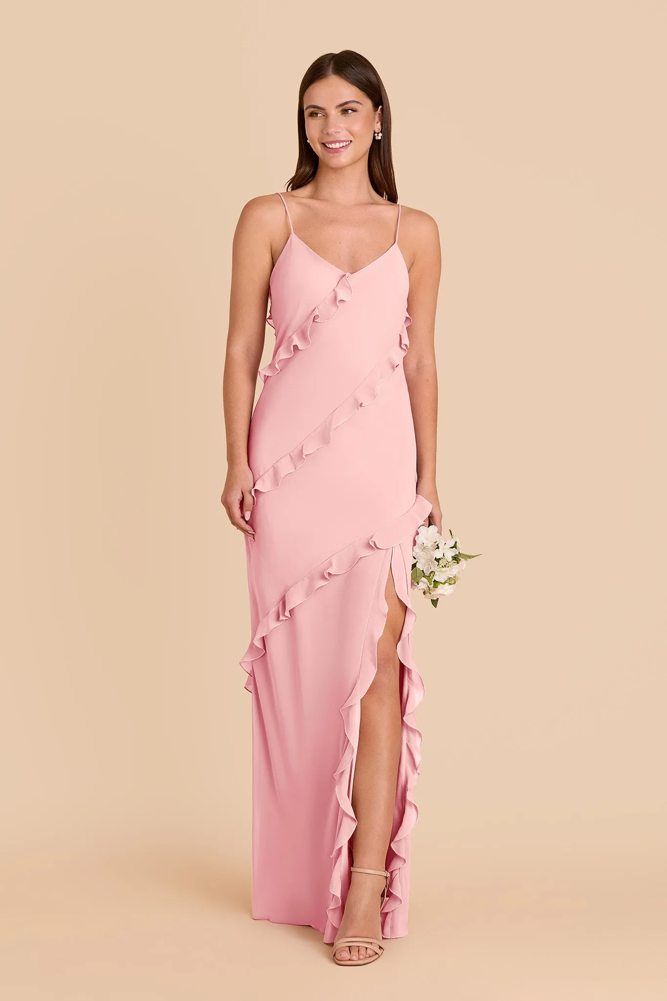 Valentina Chiffon Dress - Bubblegum Pink sold by Birdy Grey product image thumbnail 3