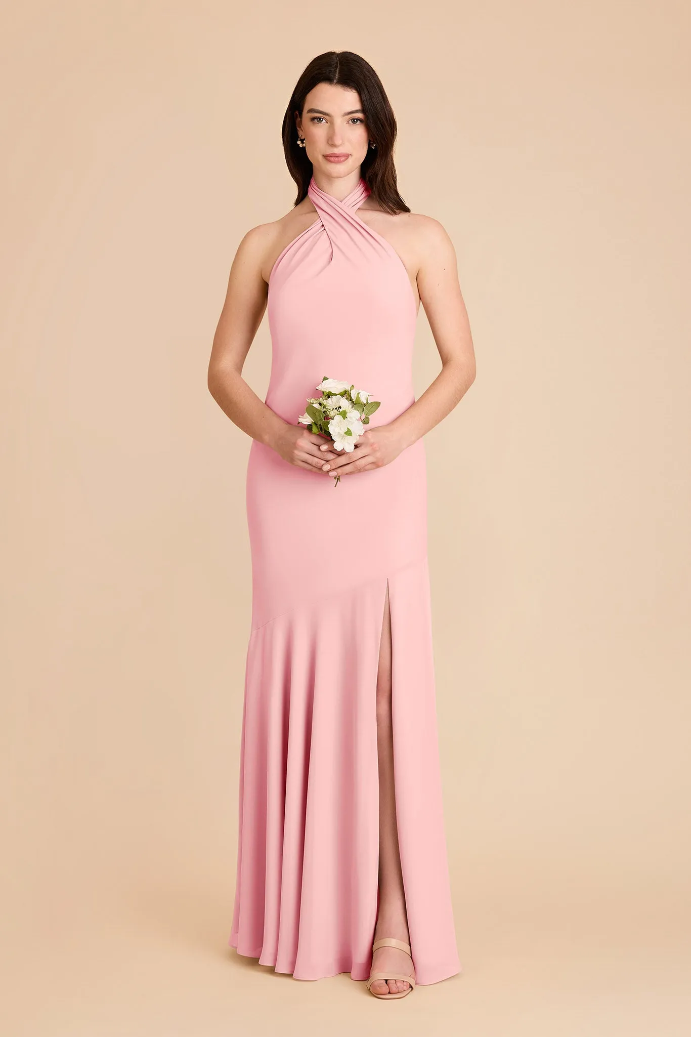 Stephanie Chiffon Dress - Bubblegum Pink sold by Birdy Grey product image thumbnail 3