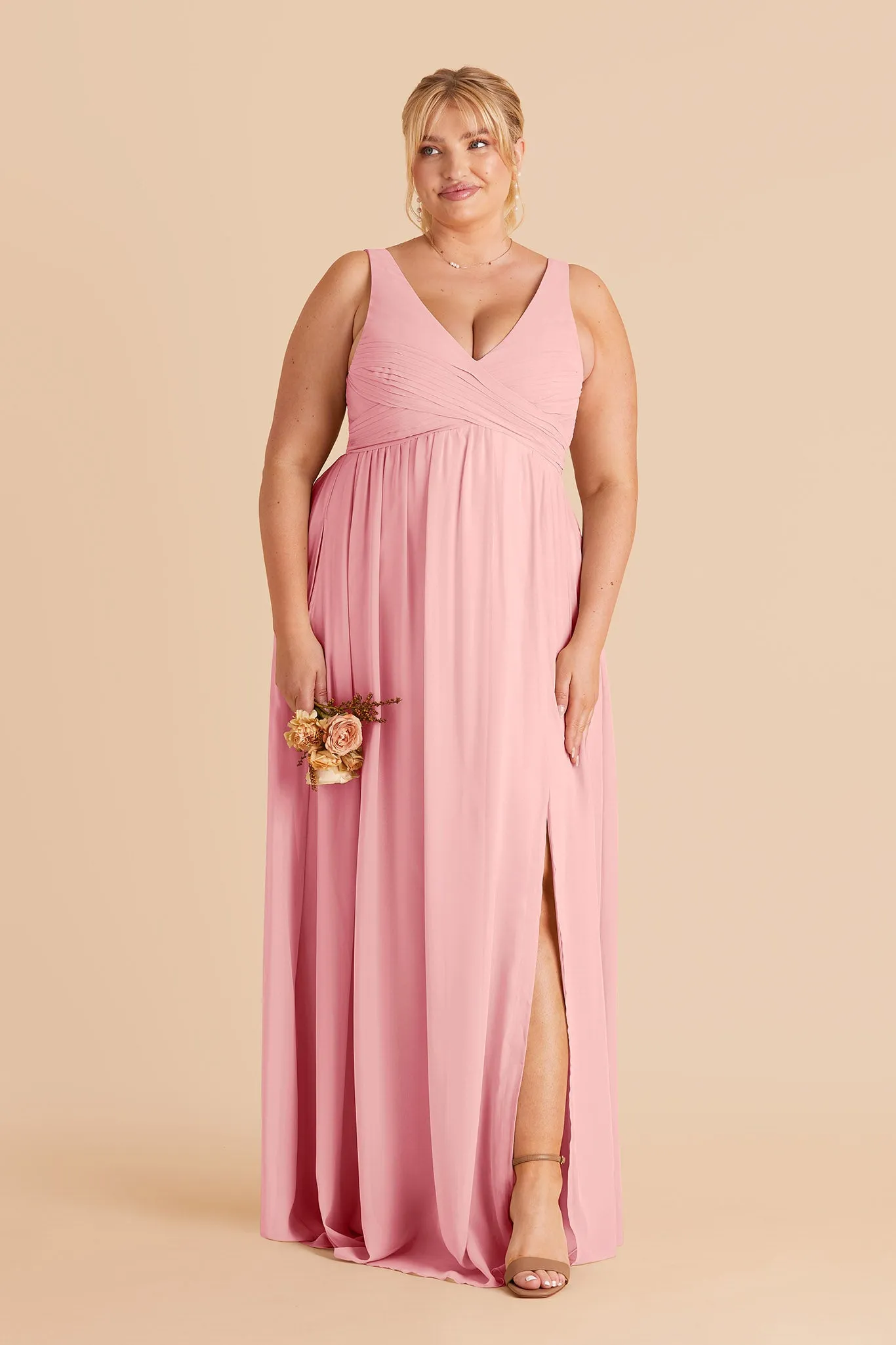 Laurie Chiffon Dress - Bubblegum Pink sold by Birdy Grey product image thumbnail 2
