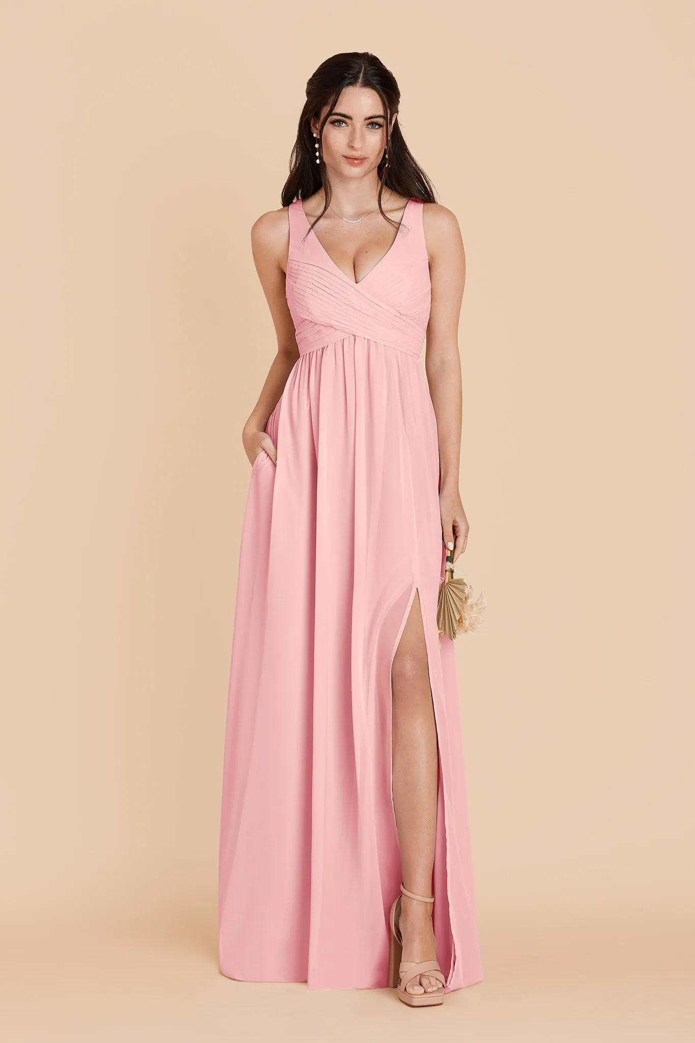 Laurie Chiffon Dress - Bubblegum Pink sold by Birdy Grey product image thumbnail 3
