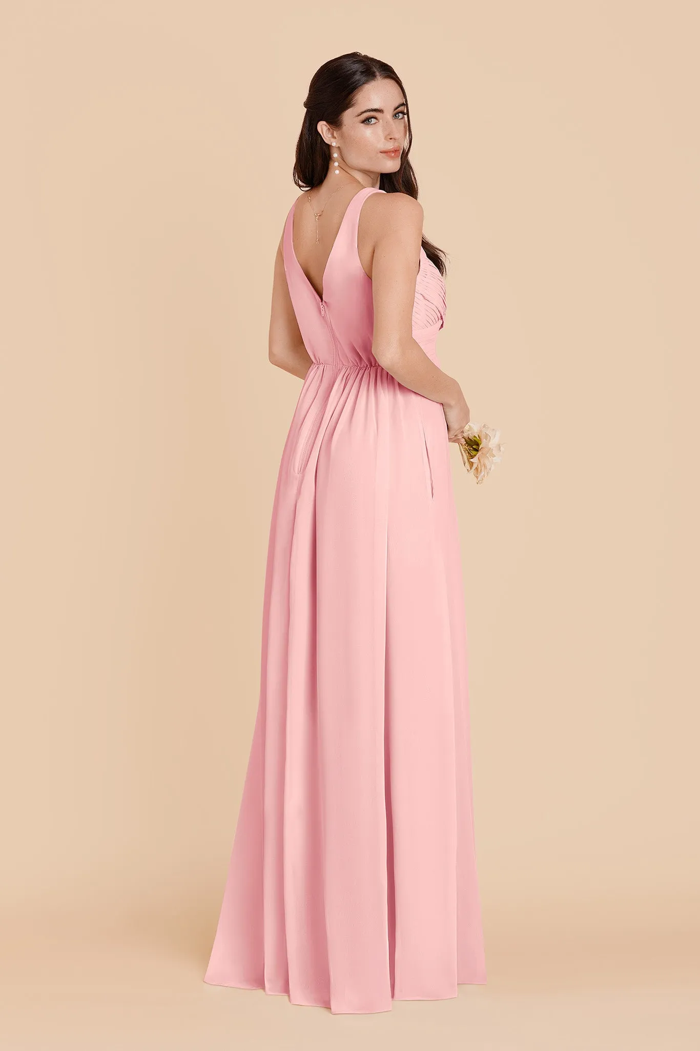 Laurie Chiffon Dress - Bubblegum Pink sold by Birdy Grey product image thumbnail 4