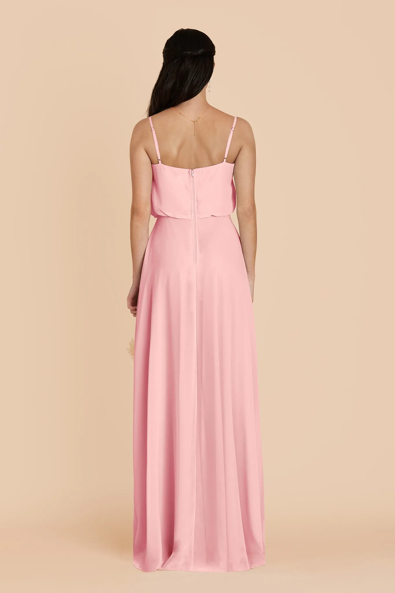 Gwennie Chiffon Dress Slit - Bubblegum Pink sold by Birdy Grey product image thumbnail 5