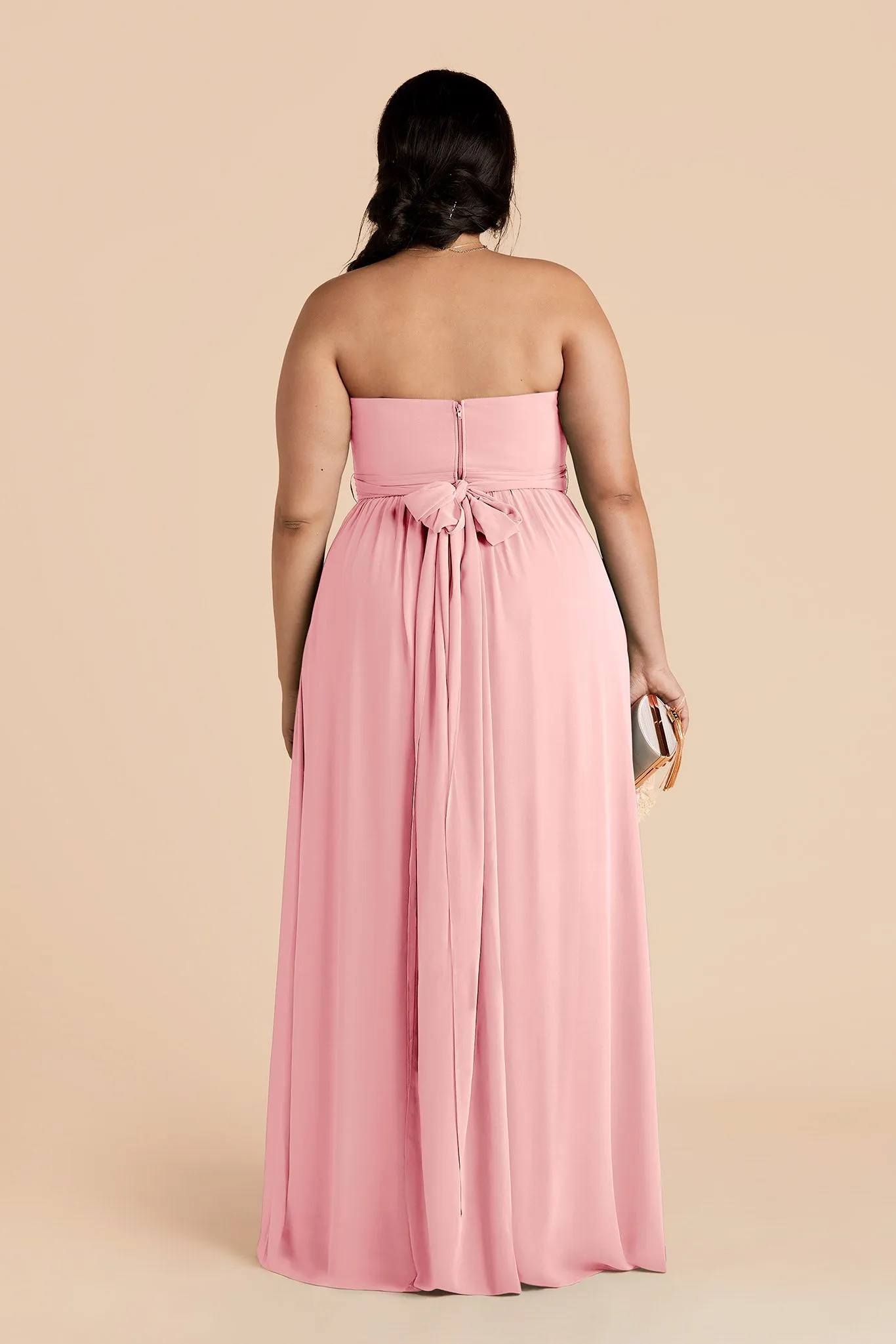 Grace Chiffon Dress - Bubblegum Pink sold by Birdy Grey product image thumbnail 4