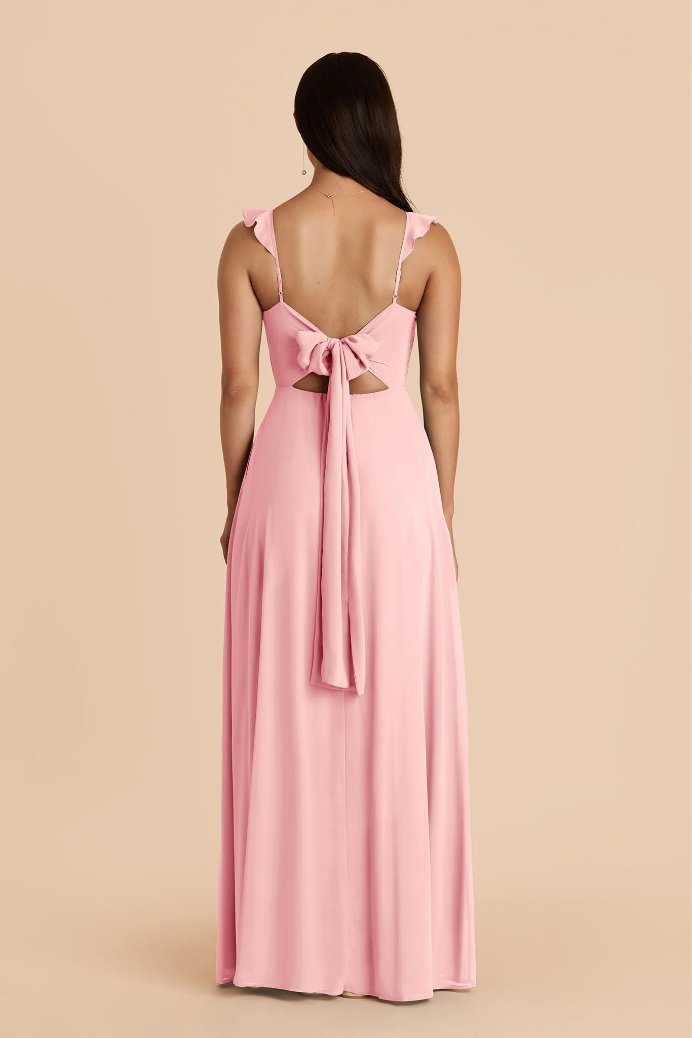 Doris Chiffon Dress - Bubblegum Pink sold by Birdy Grey product image thumbnail 5